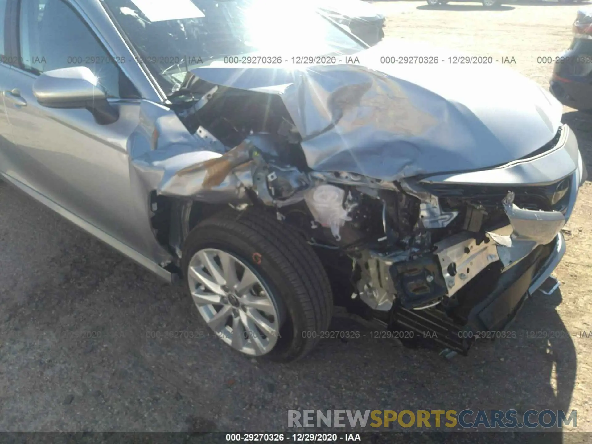 6 fotografías del automóvil dañado 4T1C11AK1LU378479 TOYOTA CAMRY 2020