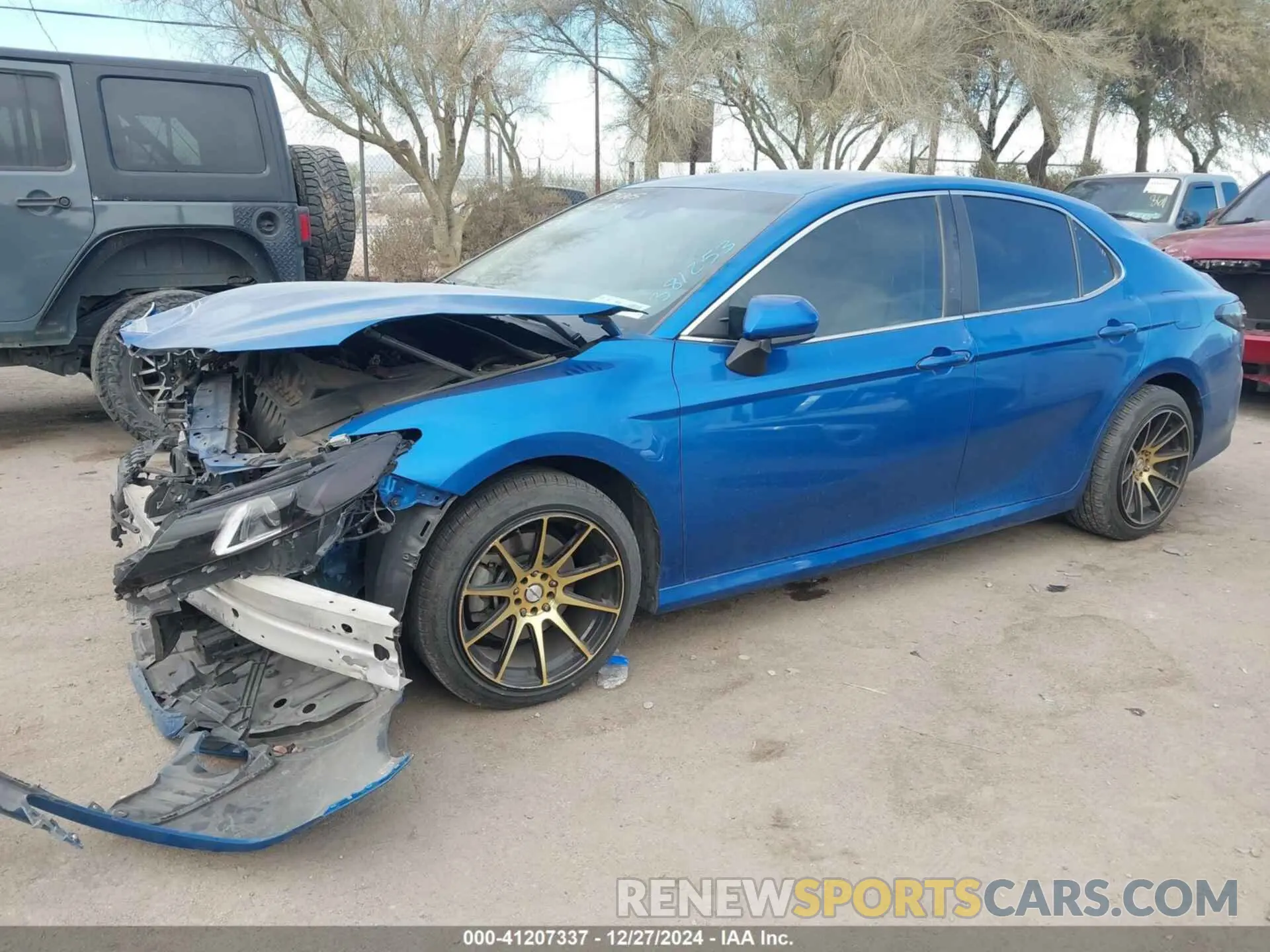 6 fotografías del automóvil dañado 4T1C11AK1LU381253 TOYOTA CAMRY 2020