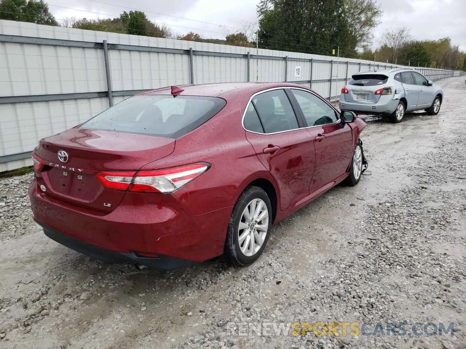 4 fotografías del automóvil dañado 4T1C11AK1LU509040 TOYOTA CAMRY 2020