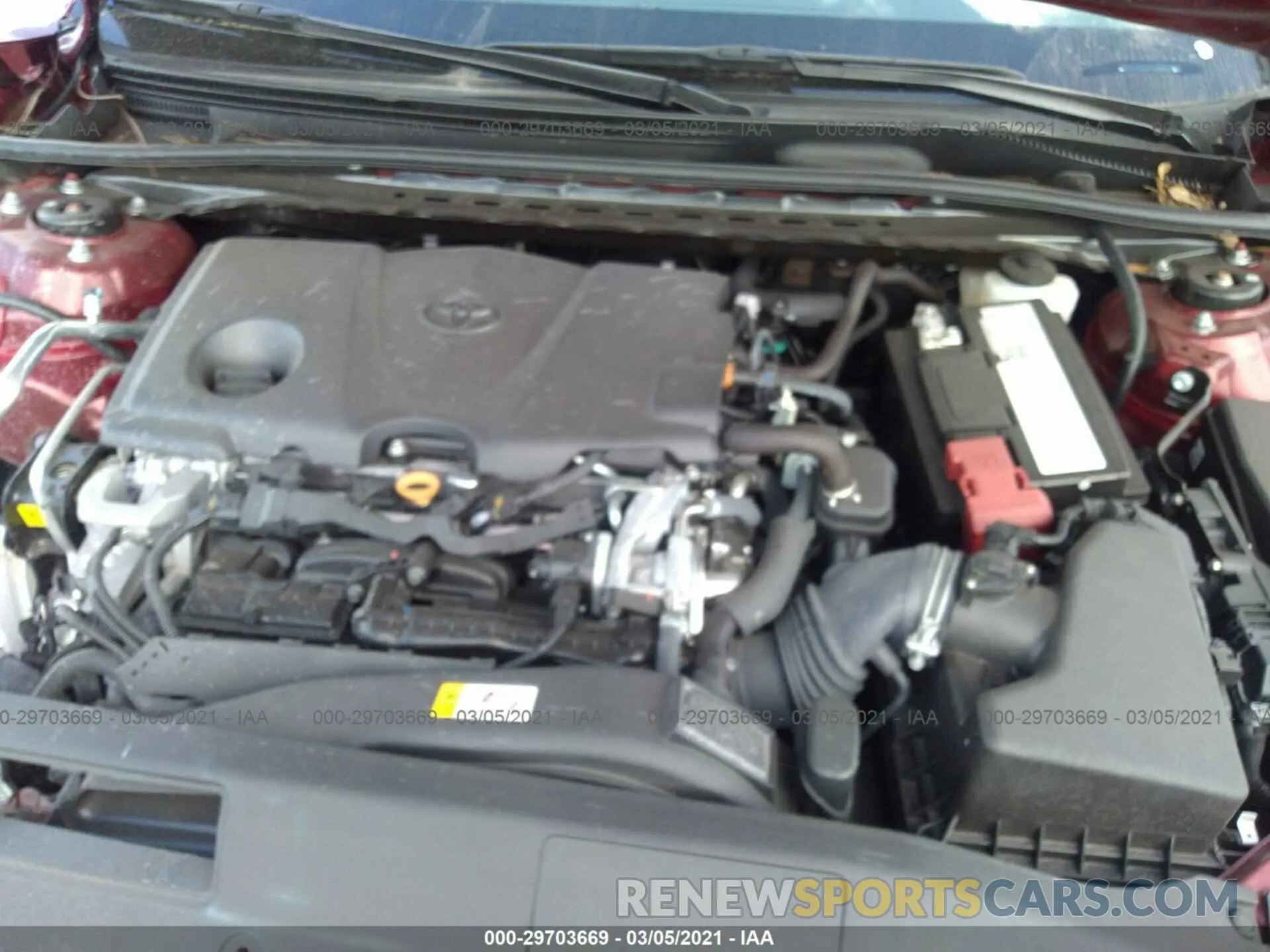 10 fotografías del automóvil dañado 4T1C11AK1LU935763 TOYOTA CAMRY 2020