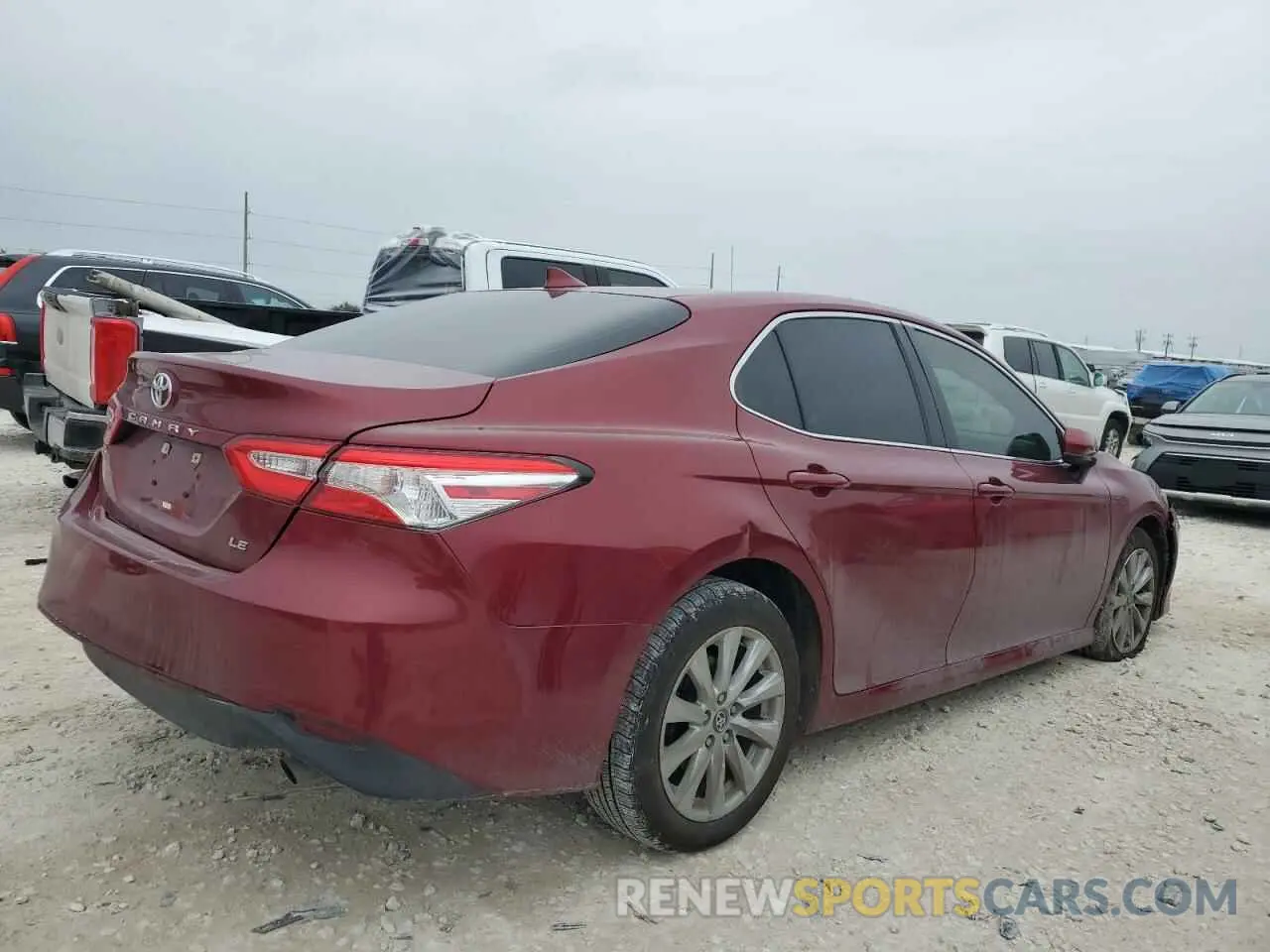 3 fotografías del automóvil dañado 4T1C11AK1LU938758 TOYOTA CAMRY 2020