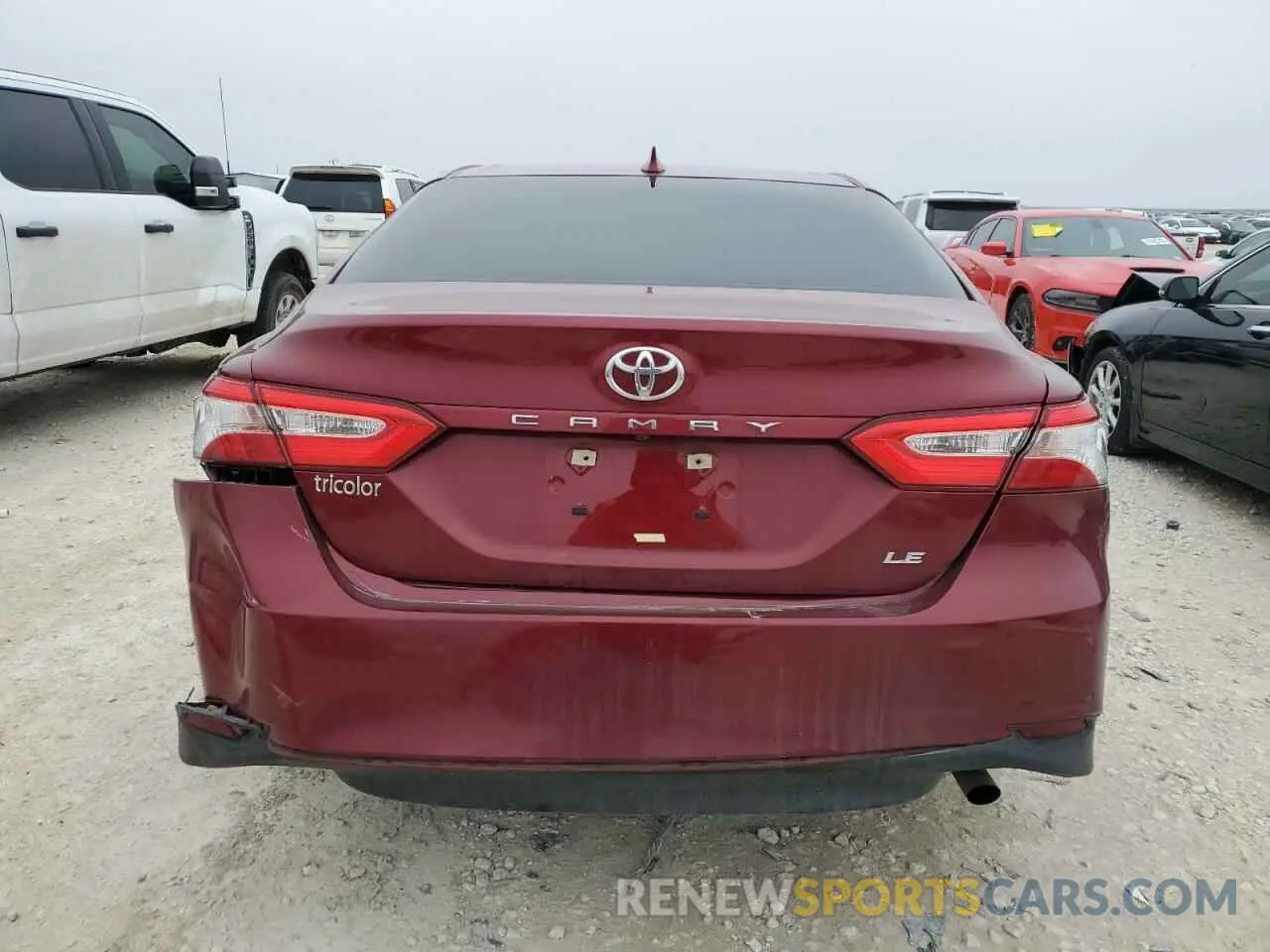 6 fotografías del automóvil dañado 4T1C11AK1LU938758 TOYOTA CAMRY 2020
