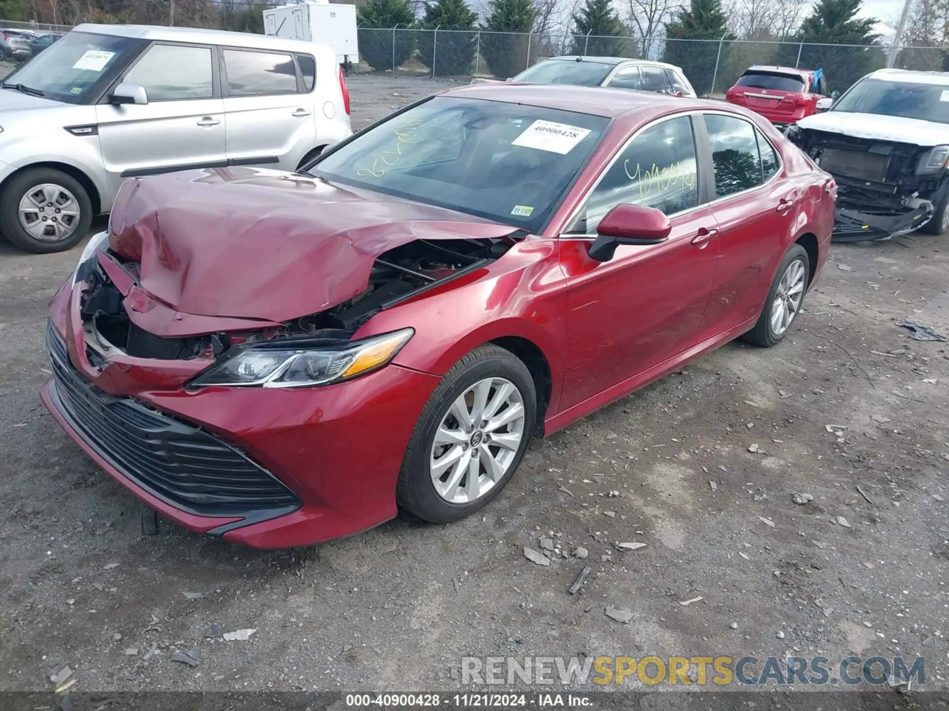 2 fotografías del automóvil dañado 4T1C11AK1LU942289 TOYOTA CAMRY 2020