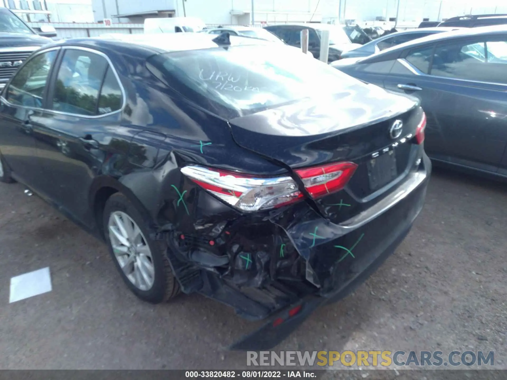 6 fotografías del automóvil dañado 4T1C11AK2LU342431 TOYOTA CAMRY 2020