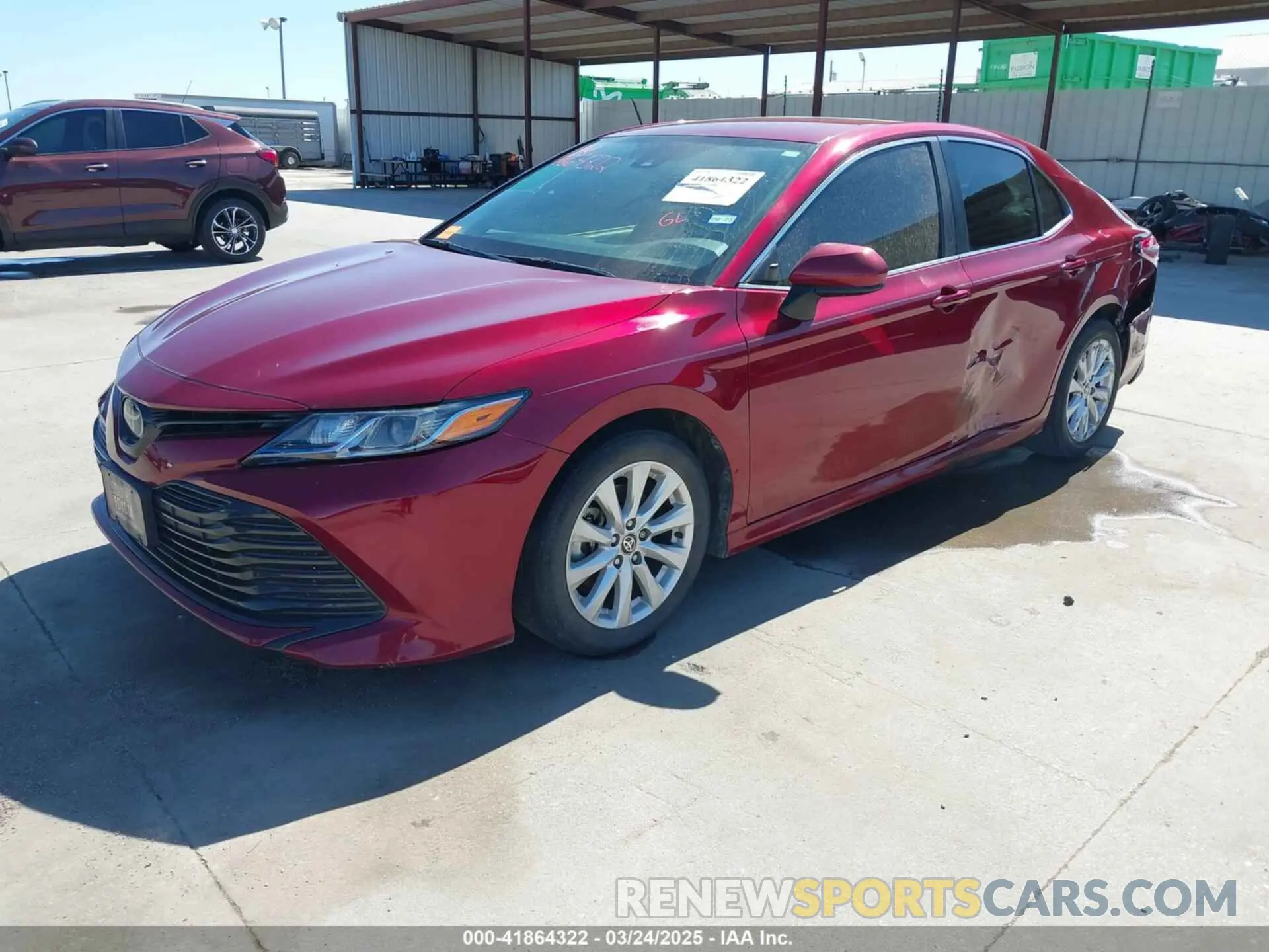 2 fotografías del automóvil dañado 4T1C11AK2LU366132 TOYOTA CAMRY 2020
