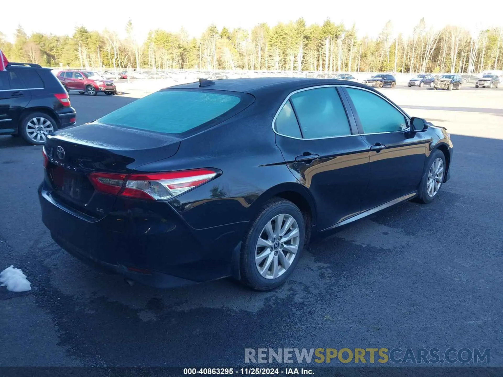 4 fotografías del automóvil dañado 4T1C11AK3LU334743 TOYOTA CAMRY 2020