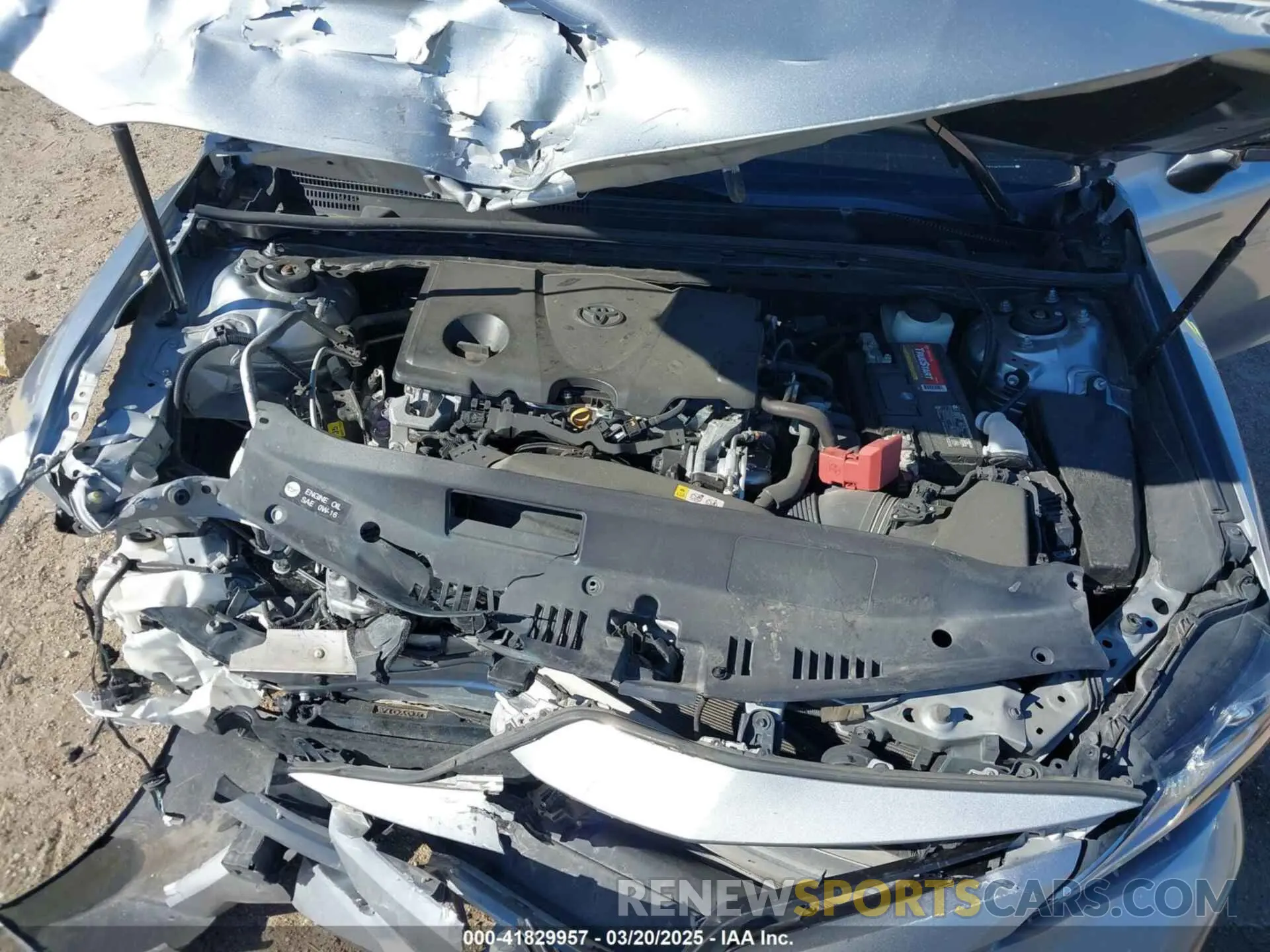 10 fotografías del automóvil dañado 4T1C11AK3LU397079 TOYOTA CAMRY 2020