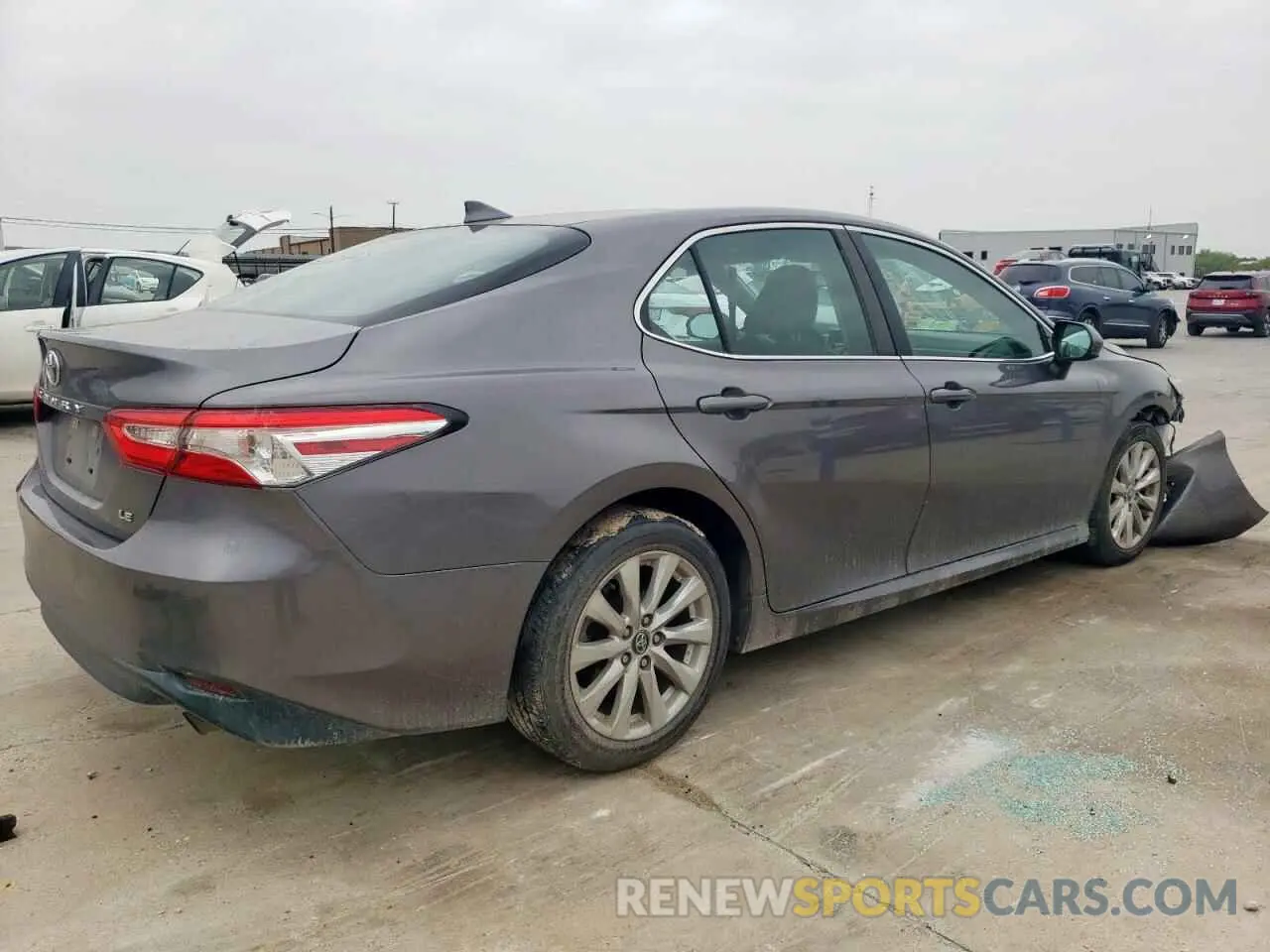 3 fotografías del automóvil dañado 4T1C11AK3LU872536 TOYOTA CAMRY 2020