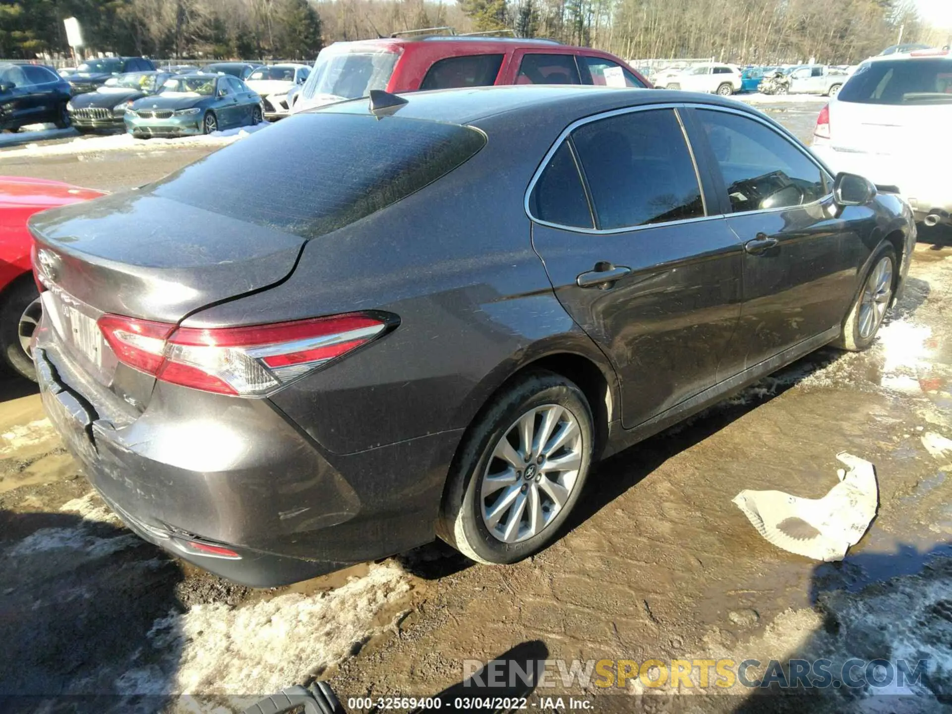 4 fotografías del automóvil dañado 4T1C11AK3LU887067 TOYOTA CAMRY 2020