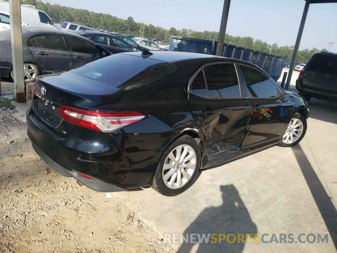 3 fotografías del automóvil dañado 4T1C11AK3LU890454 TOYOTA CAMRY 2020