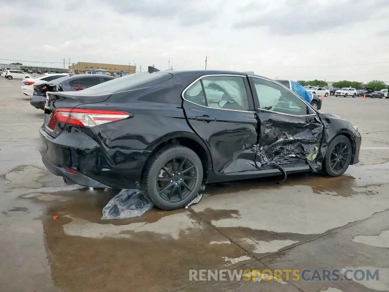 3 fotografías del automóvil dañado 4T1C11AK3LU926630 TOYOTA CAMRY 2020