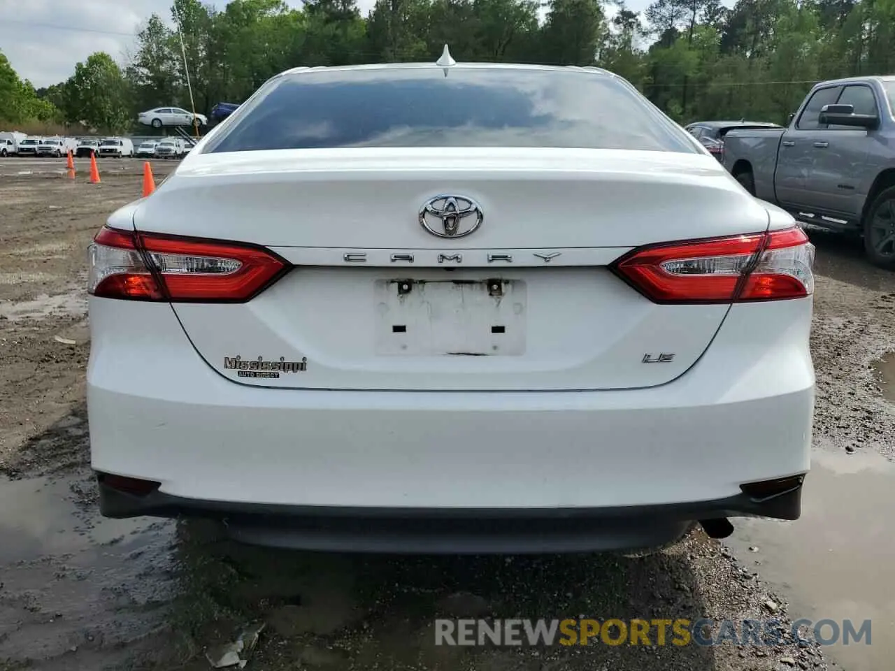 6 fotografías del automóvil dañado 4T1C11AK3LU929804 TOYOTA CAMRY 2020