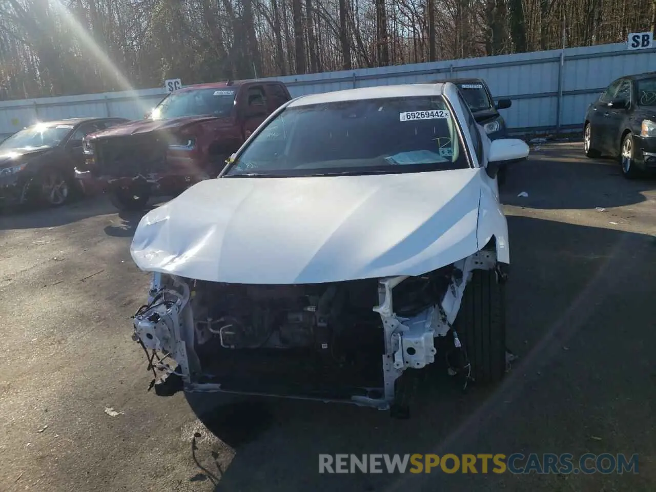 5 fotografías del automóvil dañado 4T1C11AK3LU984320 TOYOTA CAMRY 2020