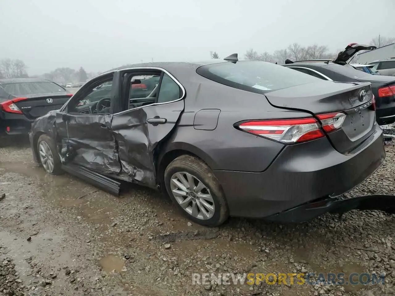 2 fotografías del automóvil dañado 4T1C11AK3LU984849 TOYOTA CAMRY 2020