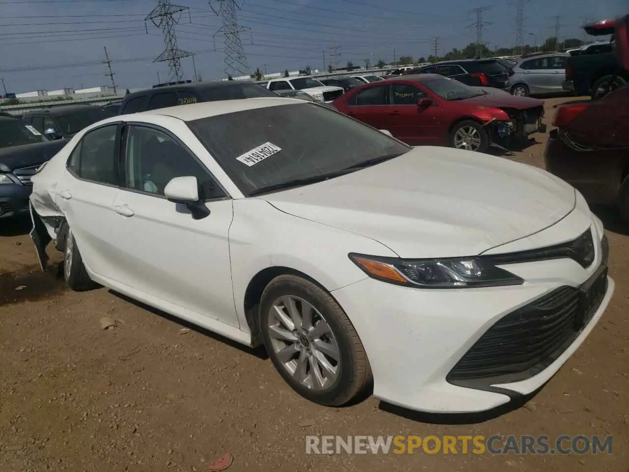 4 fotografías del automóvil dañado 4T1C11AK3LU994443 TOYOTA CAMRY 2020