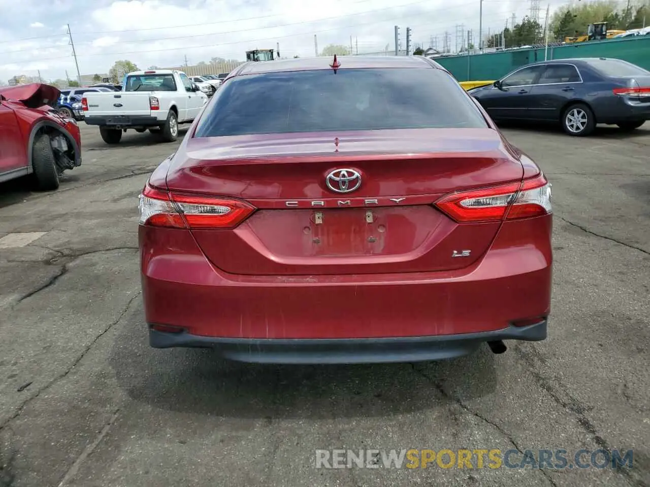 6 fotografías del automóvil dañado 4T1C11AK3LU997665 TOYOTA CAMRY 2020