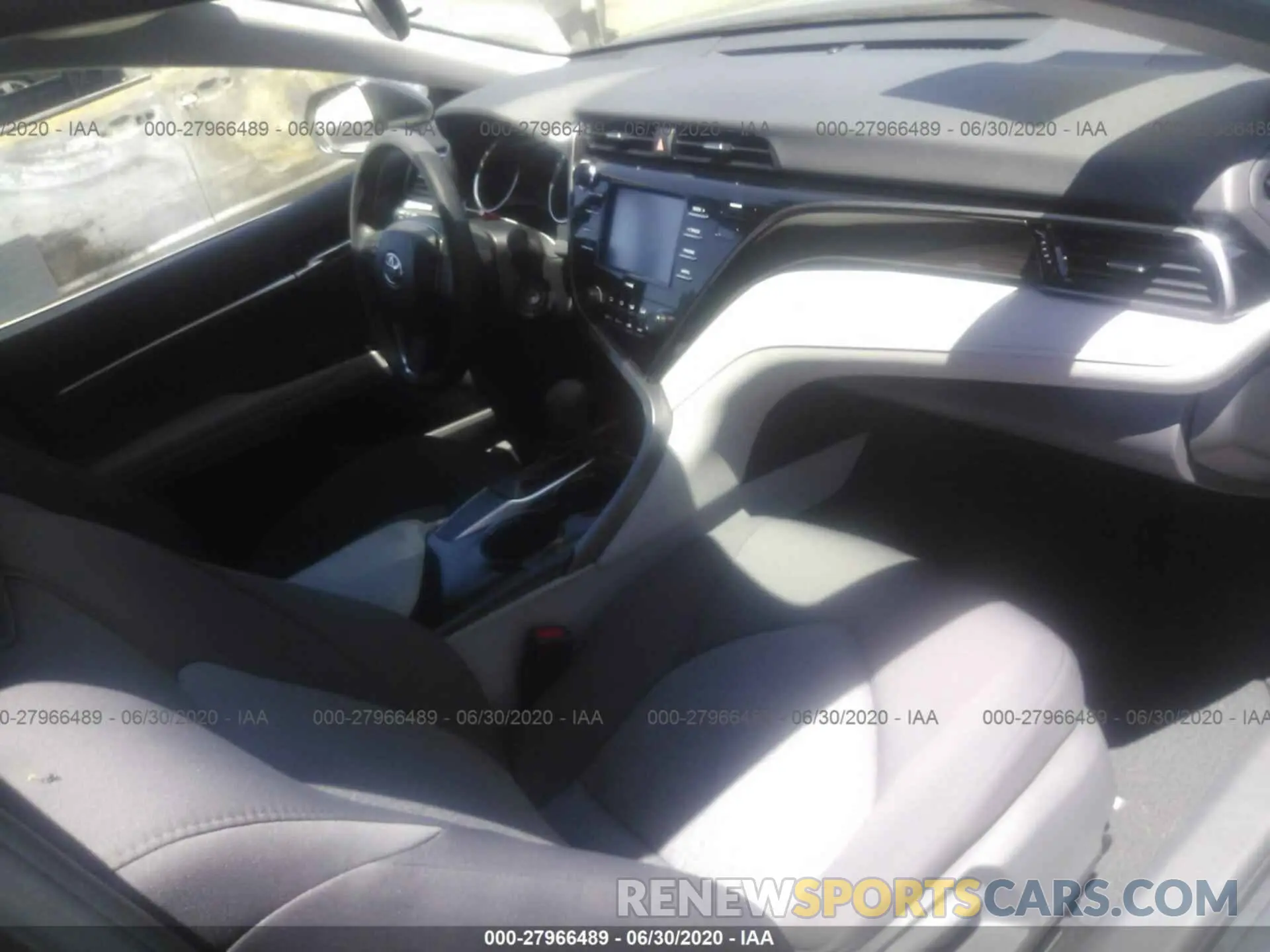 5 fotografías del automóvil dañado 4T1C11AK4LU309110 TOYOTA CAMRY 2020