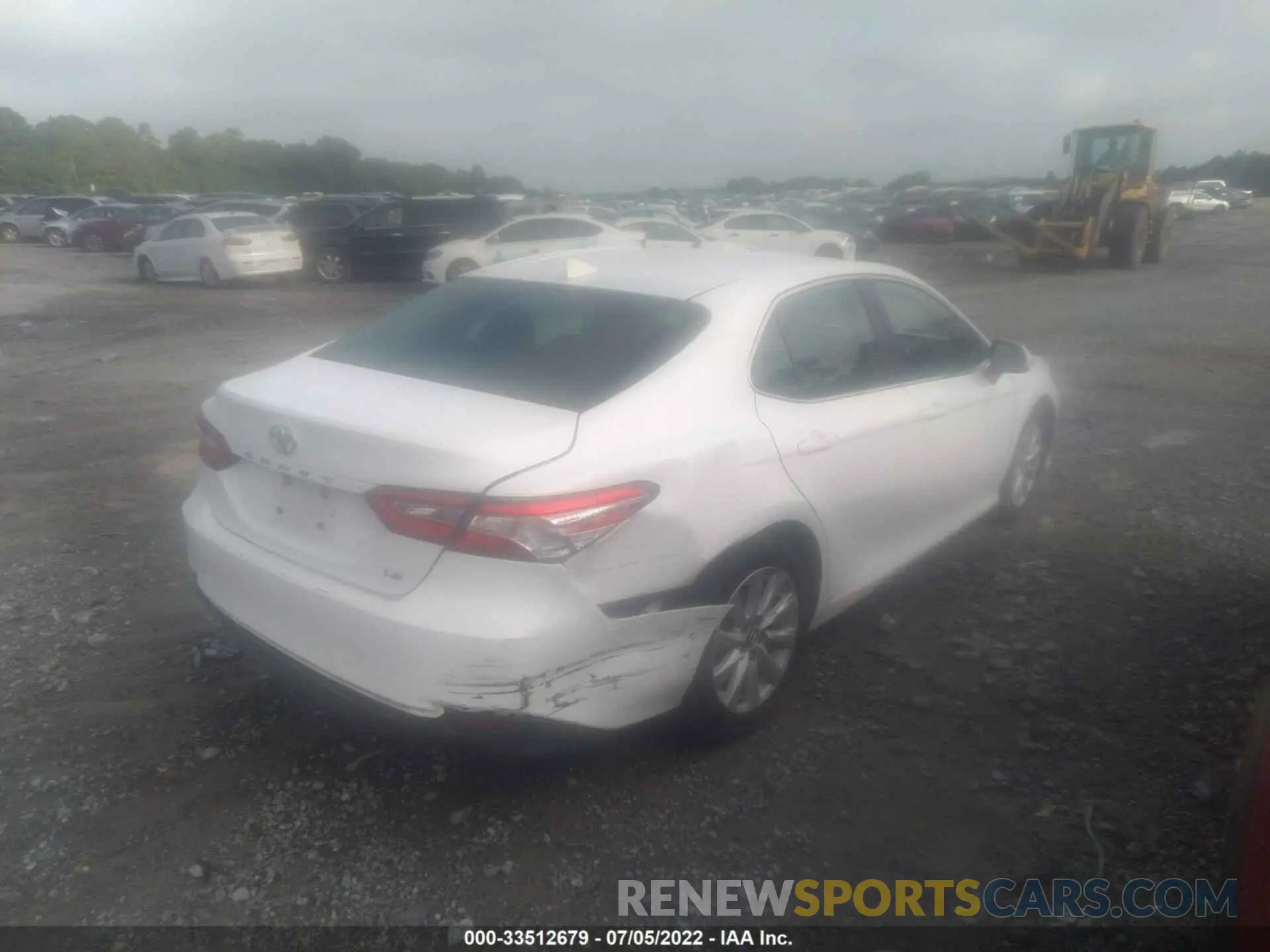 4 fotografías del automóvil dañado 4T1C11AK4LU334203 TOYOTA CAMRY 2020