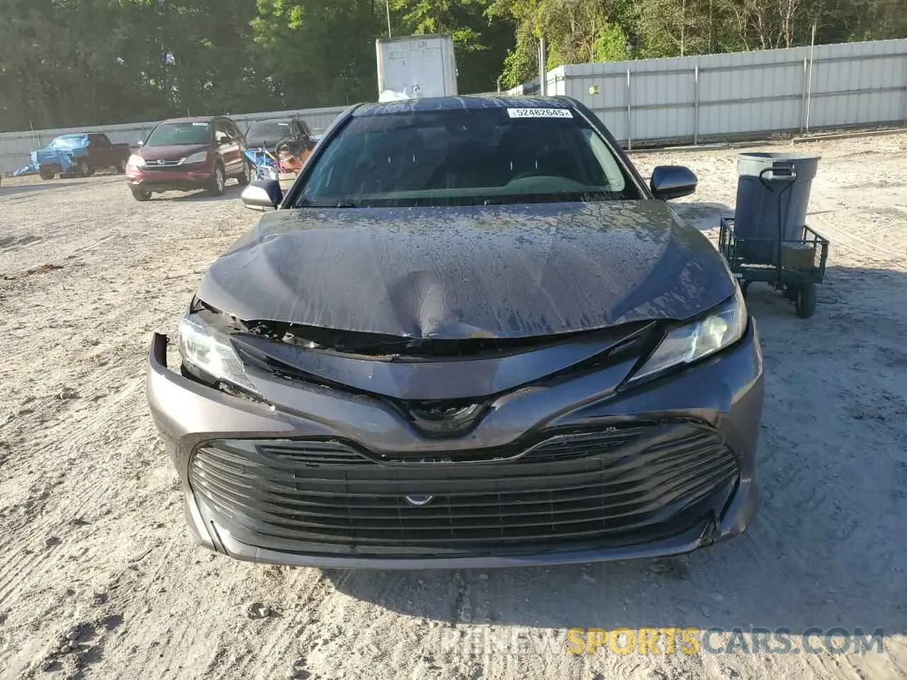 5 fotografías del automóvil dañado 4T1C11AK4LU368562 TOYOTA CAMRY 2020