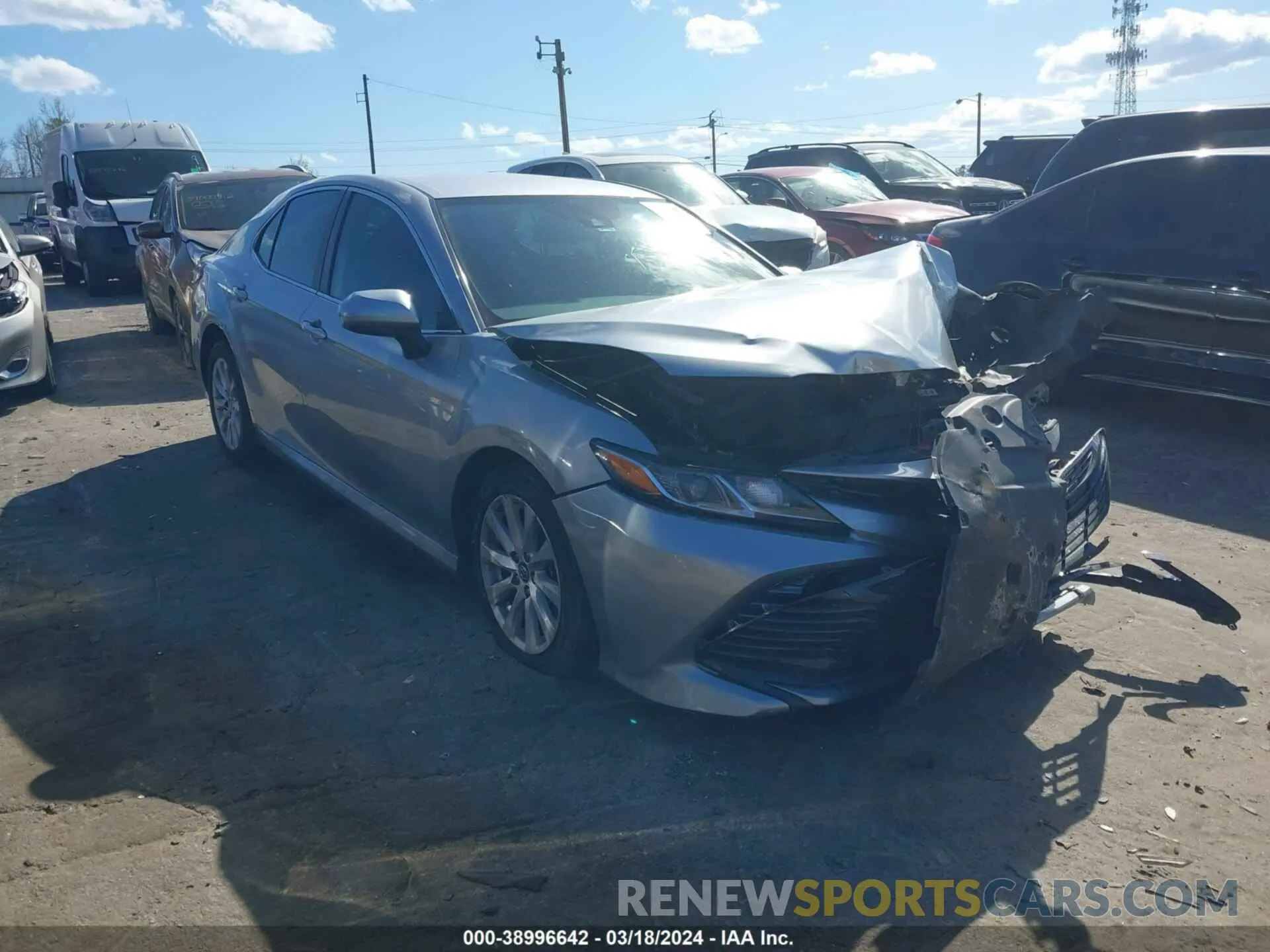 1 fotografías del automóvil dañado 4T1C11AK4LU906354 TOYOTA CAMRY 2020