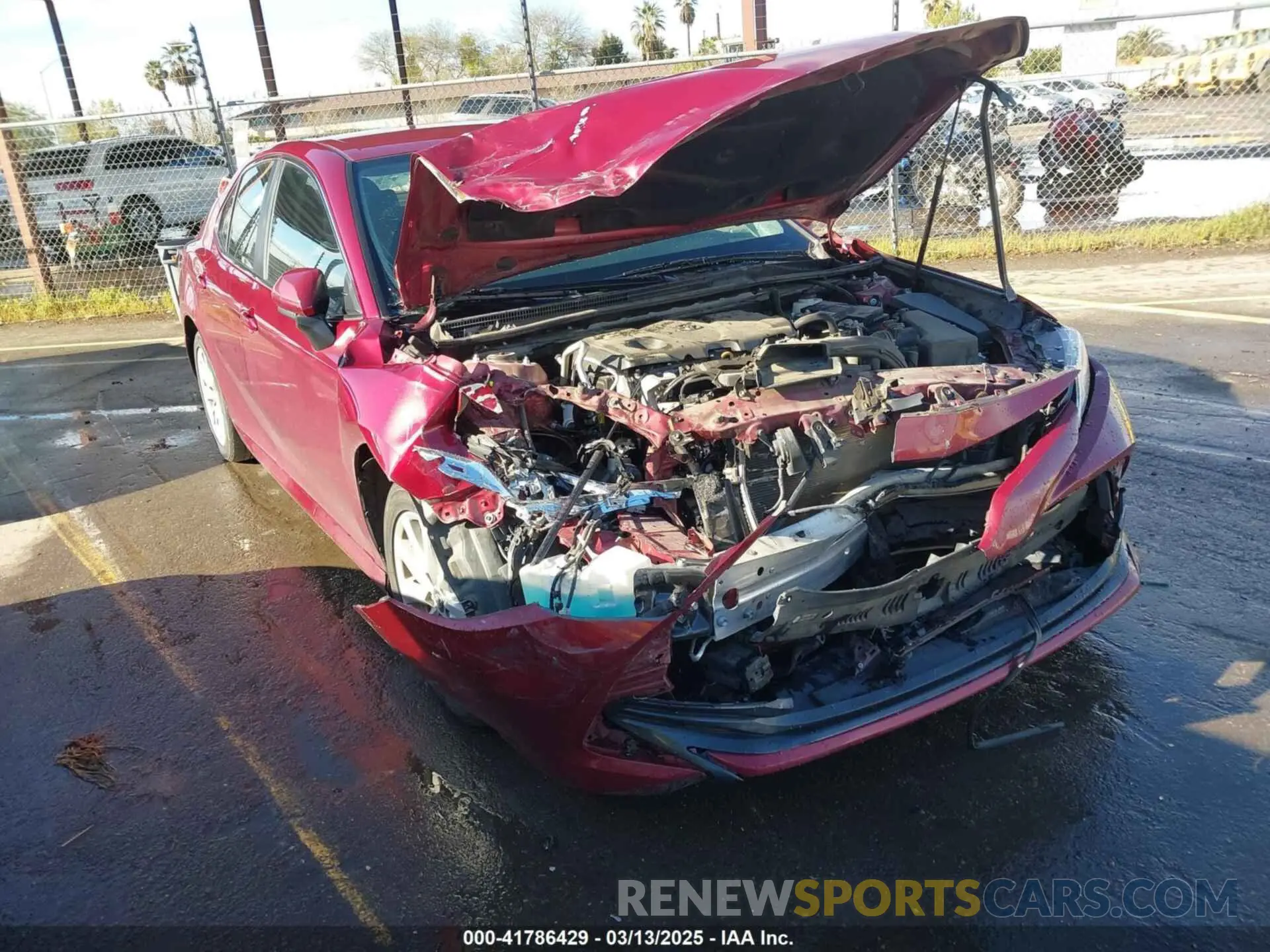 6 fotografías del automóvil dañado 4T1C11AK4LU916494 TOYOTA CAMRY 2020
