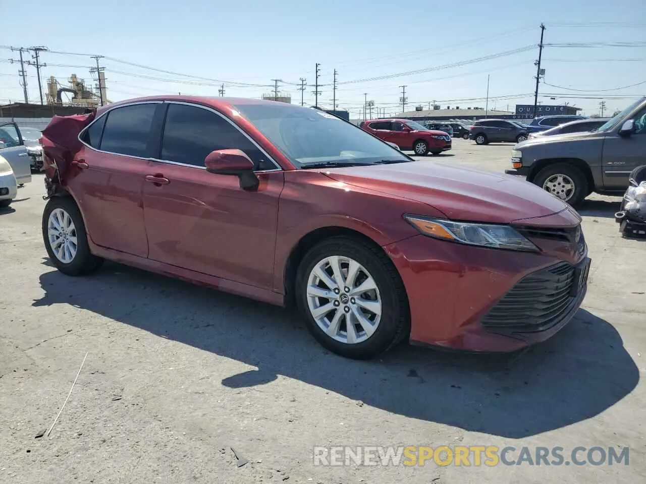4 fotografías del automóvil dañado 4T1C11AK4LU917886 TOYOTA CAMRY 2020