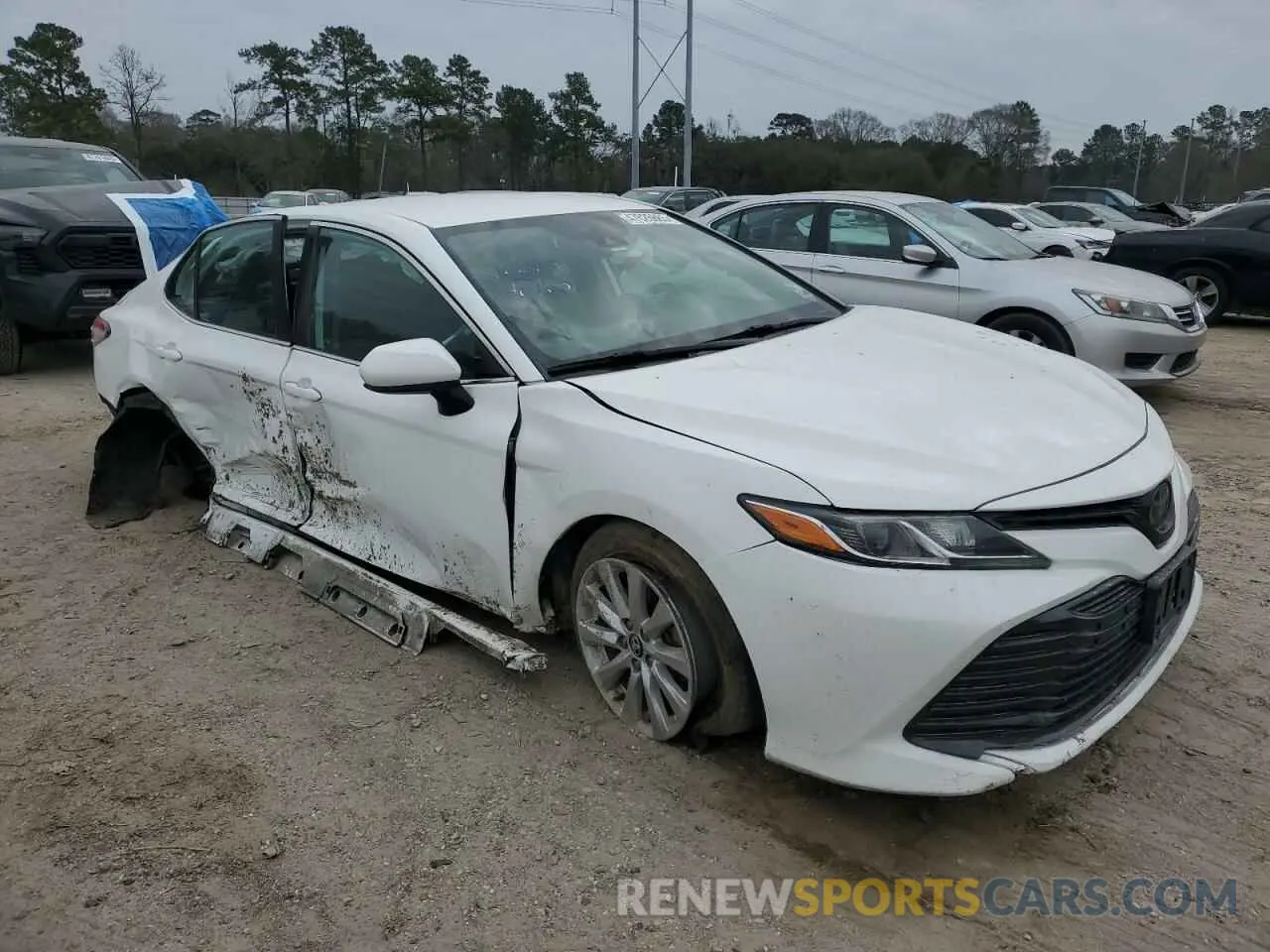 4 fotografías del automóvil dañado 4T1C11AK4LU930850 TOYOTA CAMRY 2020