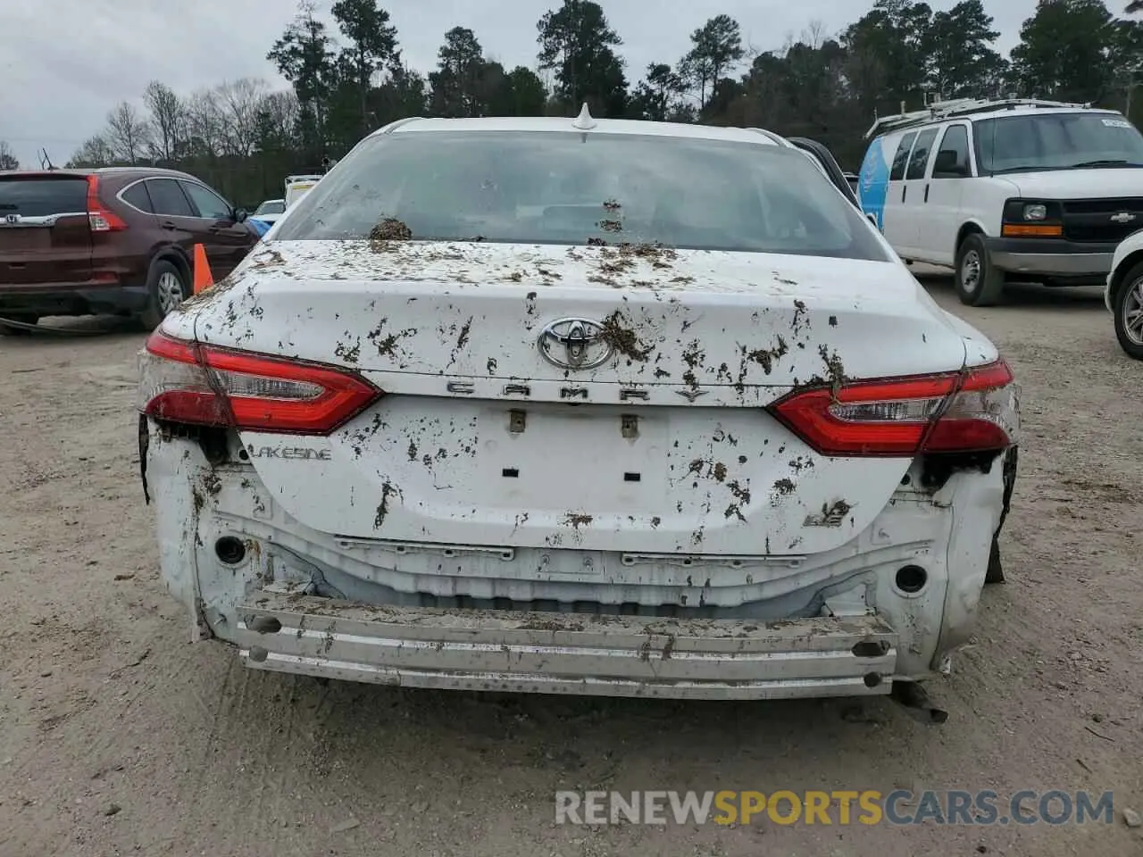 6 fotografías del automóvil dañado 4T1C11AK4LU930850 TOYOTA CAMRY 2020