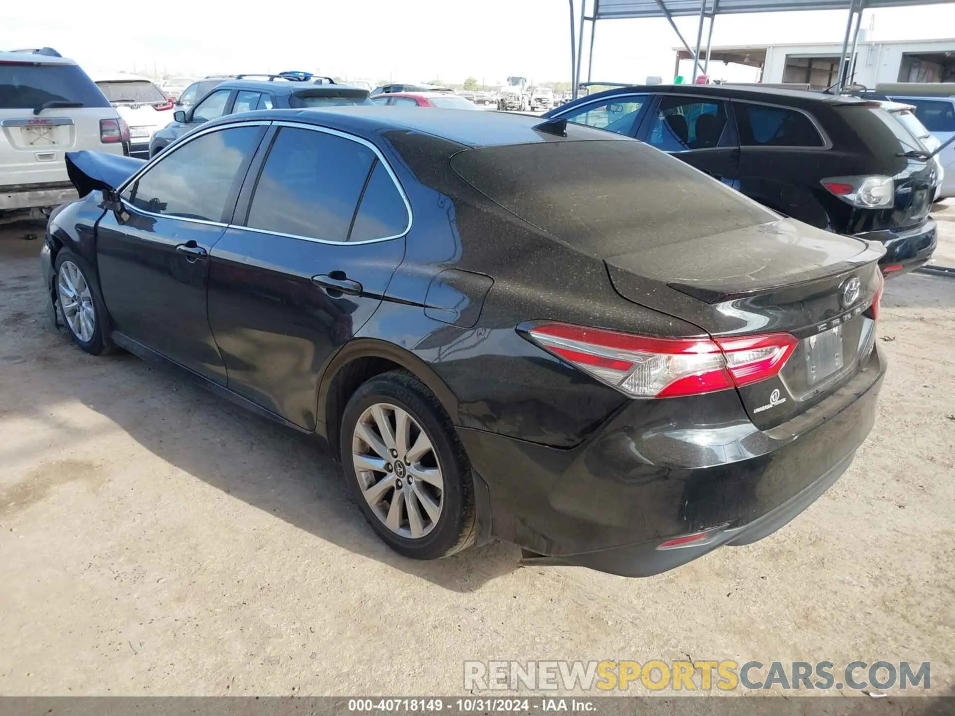 3 fotografías del automóvil dañado 4T1C11AK4LU933960 TOYOTA CAMRY 2020