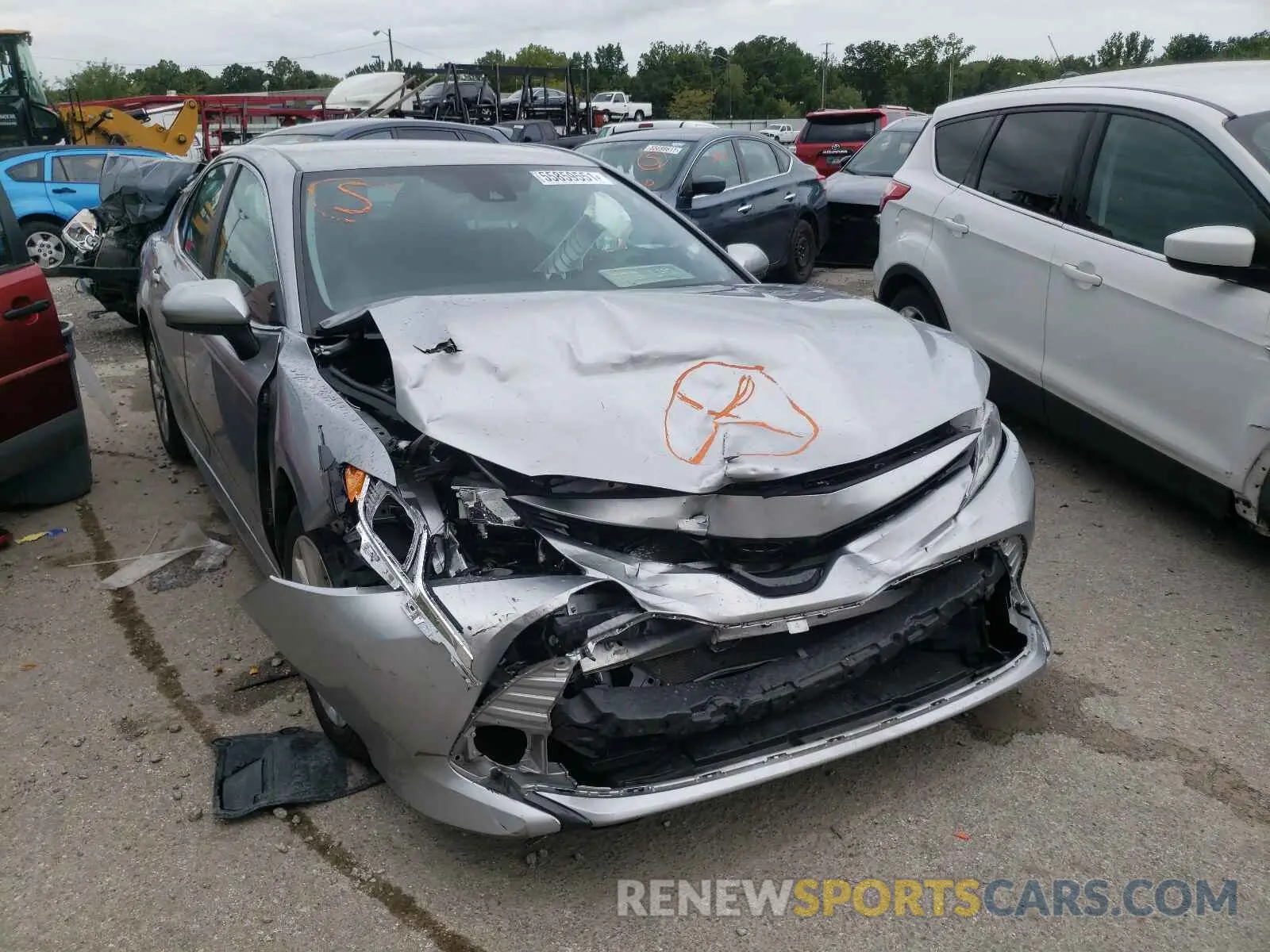 9 fotografías del automóvil dañado 4T1C11AK4LU939595 TOYOTA CAMRY 2020