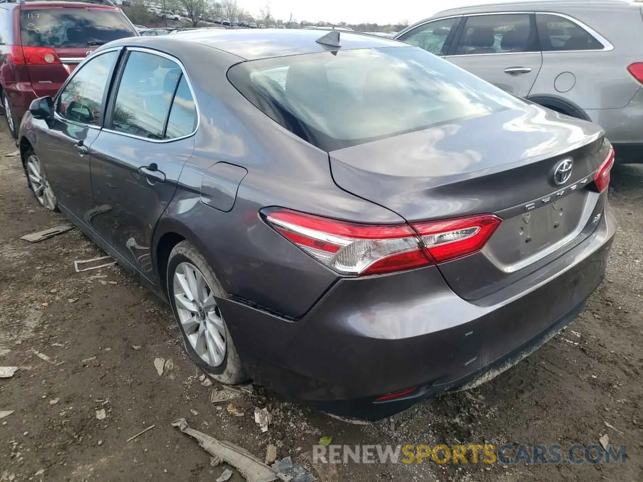 2 fotografías del automóvil dañado 4T1C11AK4LU959667 TOYOTA CAMRY 2020