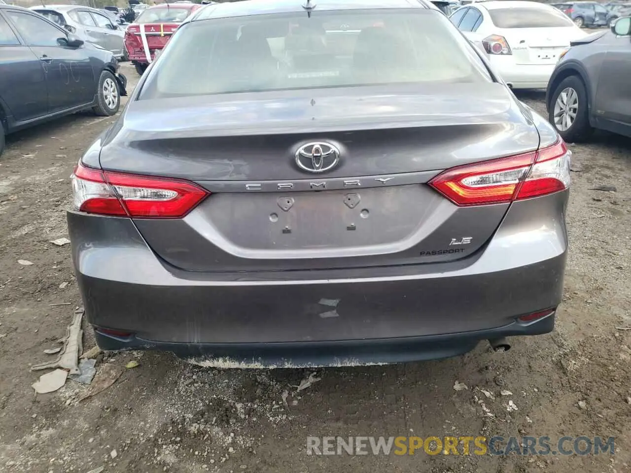 6 fotografías del automóvil dañado 4T1C11AK4LU959667 TOYOTA CAMRY 2020
