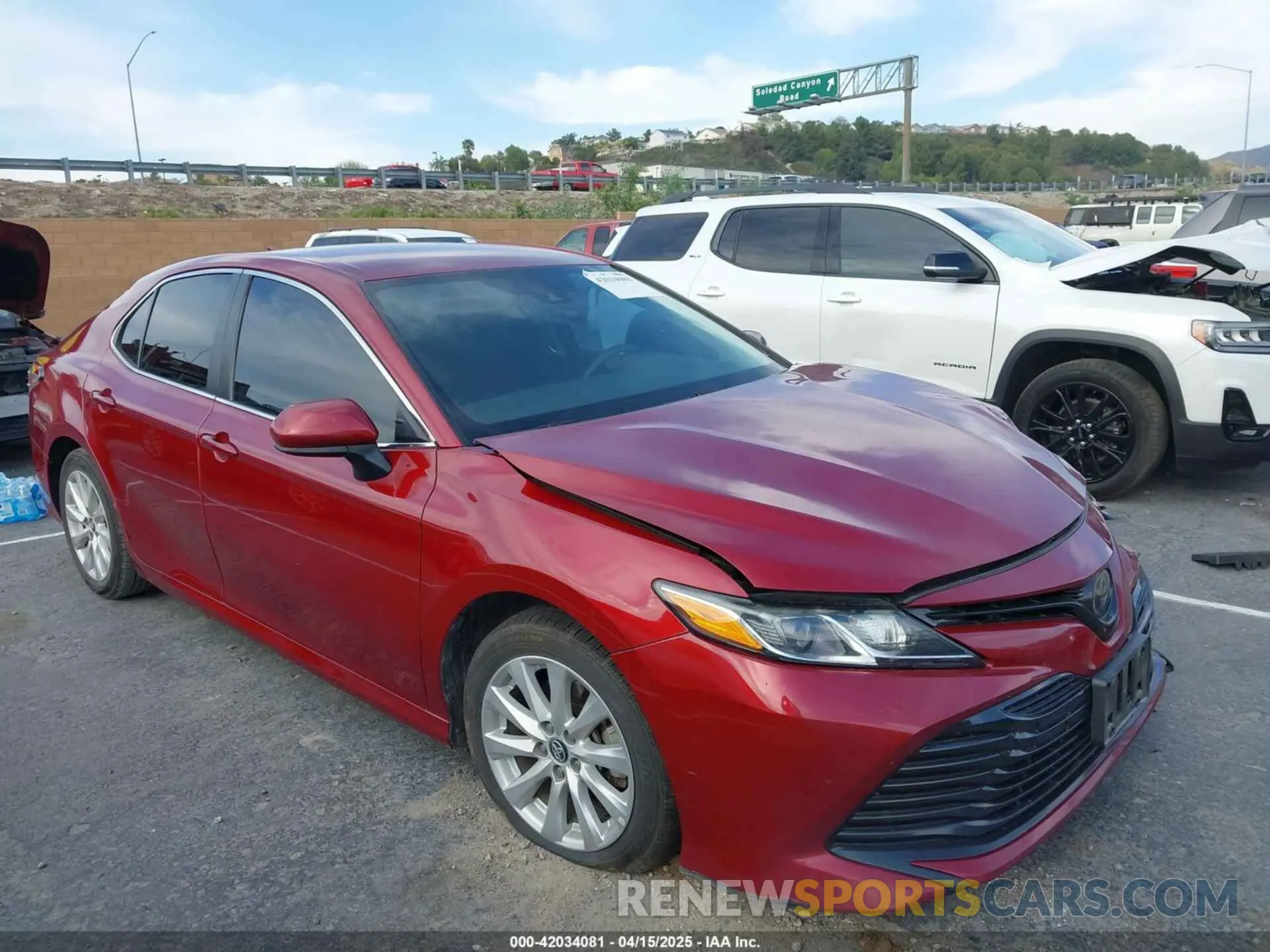 1 fotografías del automóvil dañado 4T1C11AK5LU335103 TOYOTA CAMRY 2020