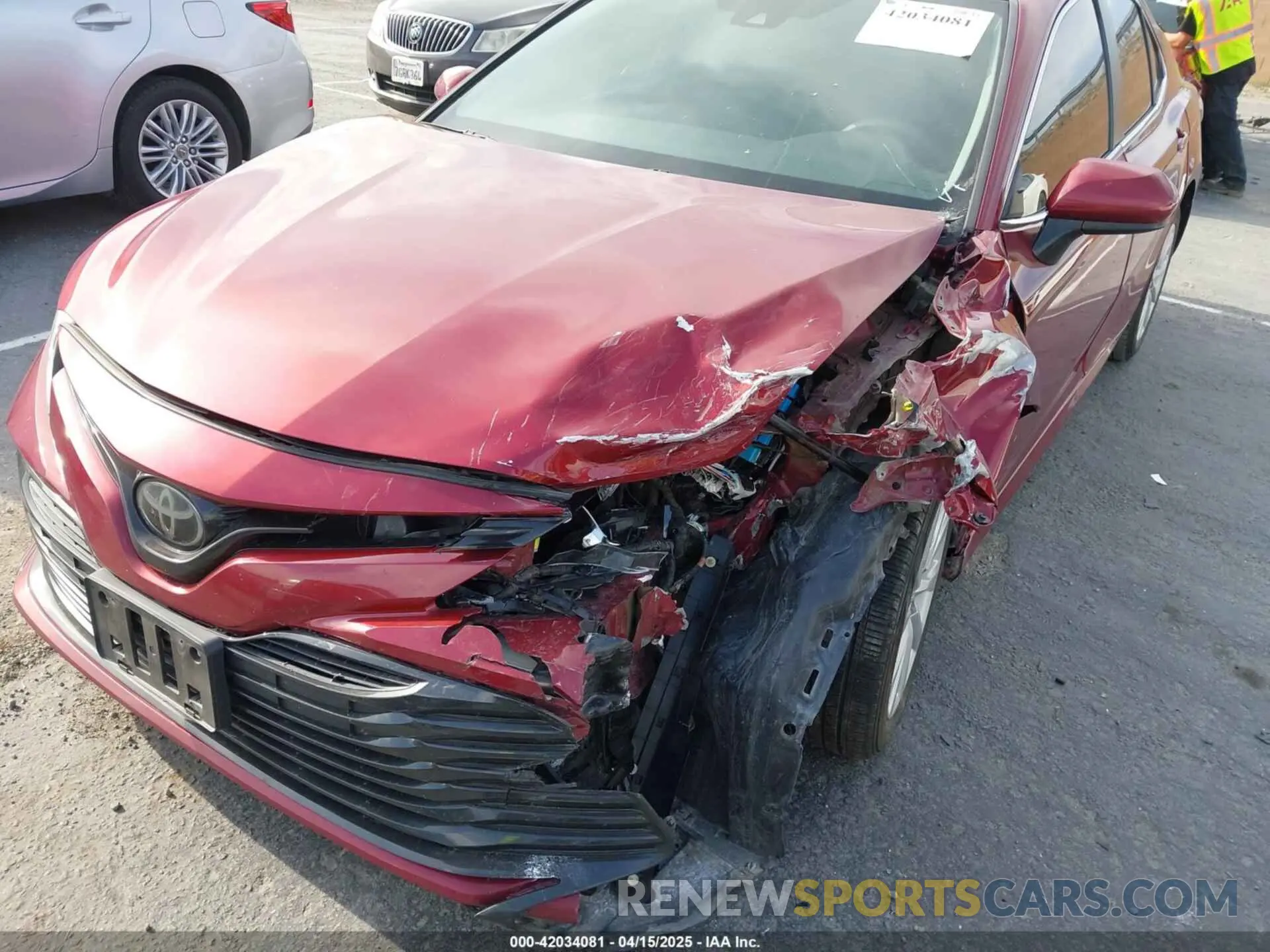 6 fotografías del automóvil dañado 4T1C11AK5LU335103 TOYOTA CAMRY 2020