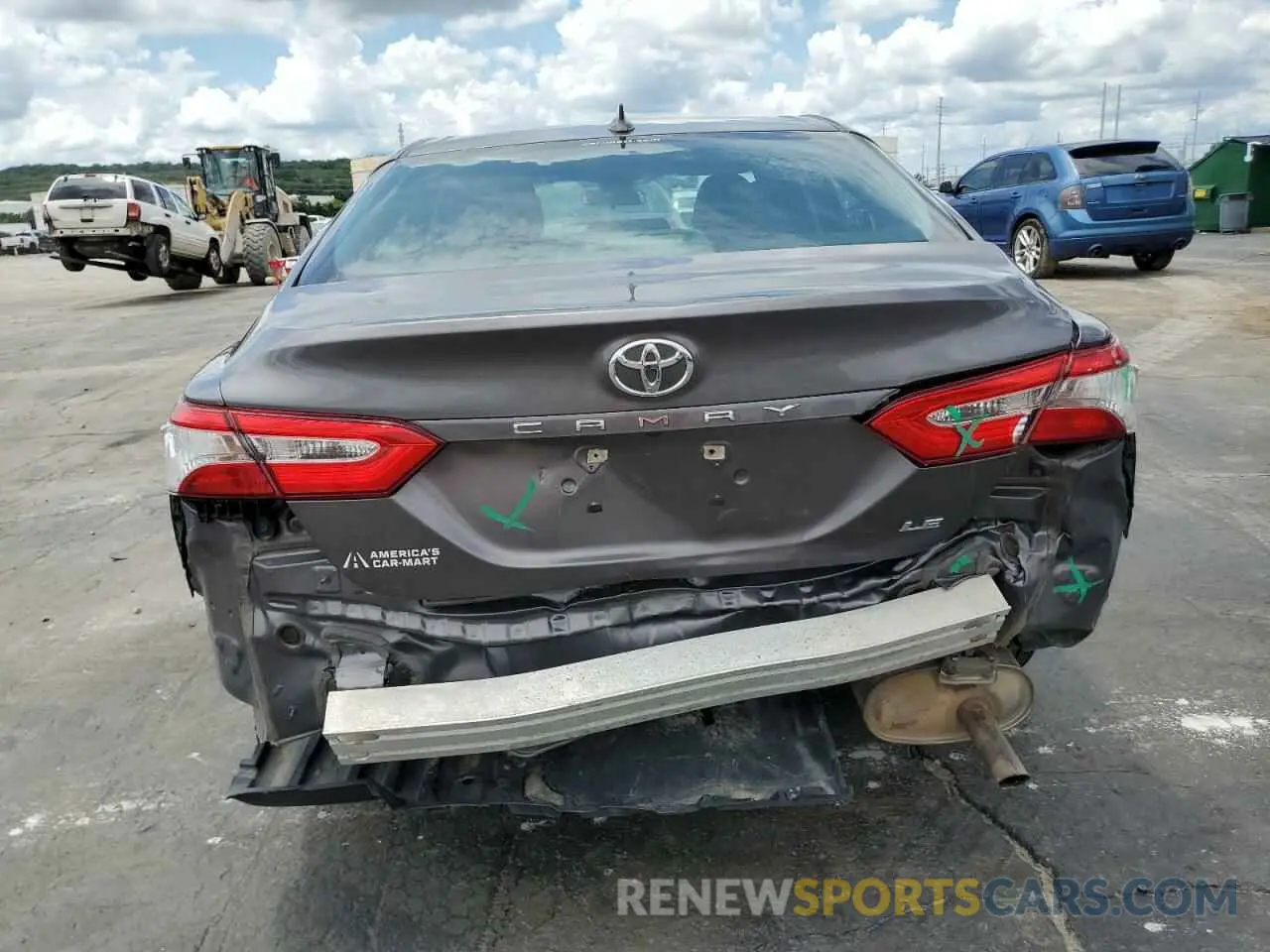 6 fotografías del automóvil dañado 4T1C11AK5LU346859 TOYOTA CAMRY 2020