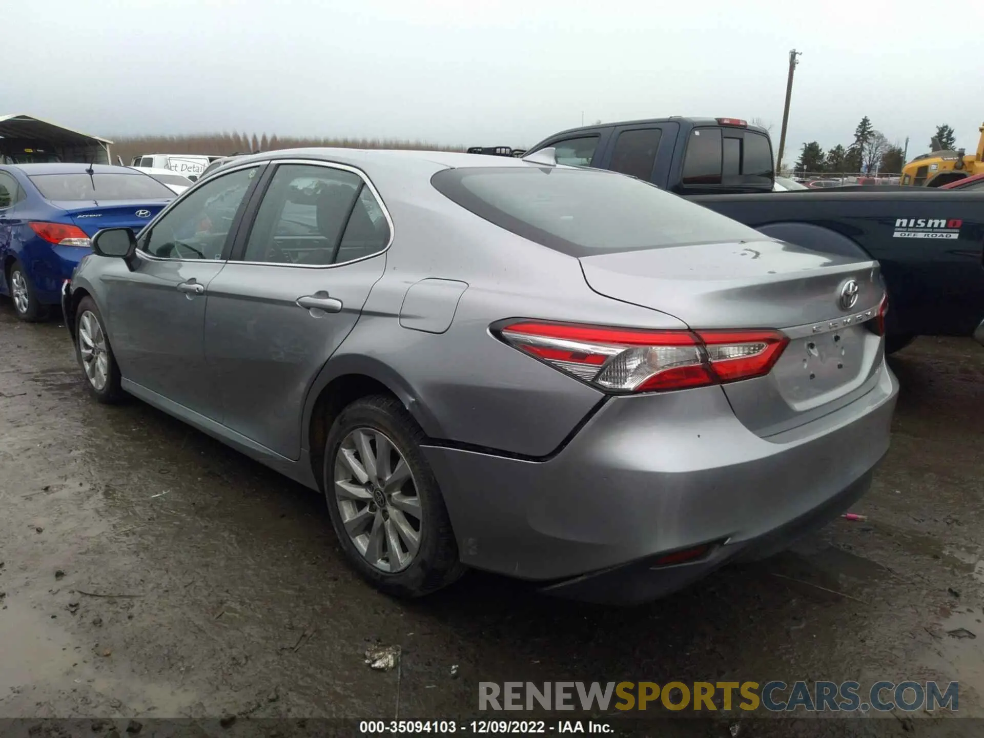 3 fotografías del automóvil dañado 4T1C11AK5LU362950 TOYOTA CAMRY 2020