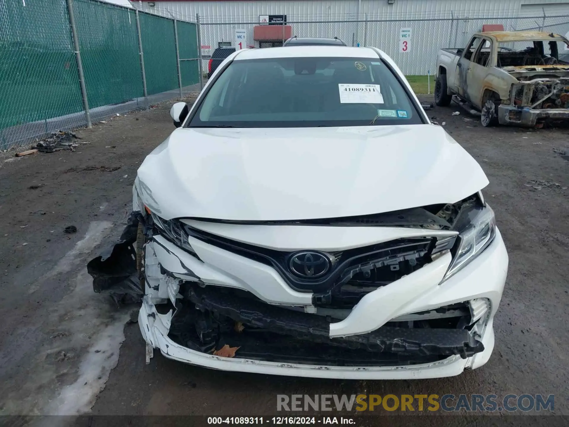 12 fotografías del automóvil dañado 4T1C11AK5LU860761 TOYOTA CAMRY 2020