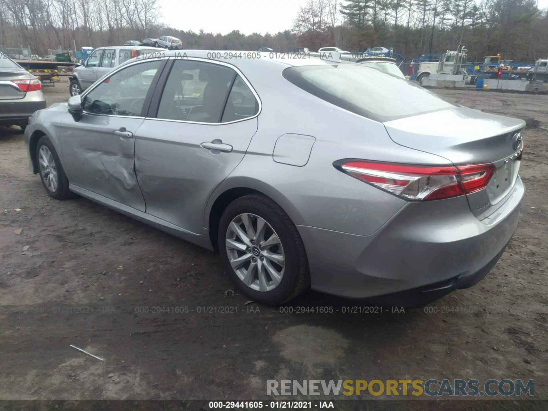 3 fotografías del automóvil dañado 4T1C11AK5LU907271 TOYOTA CAMRY 2020