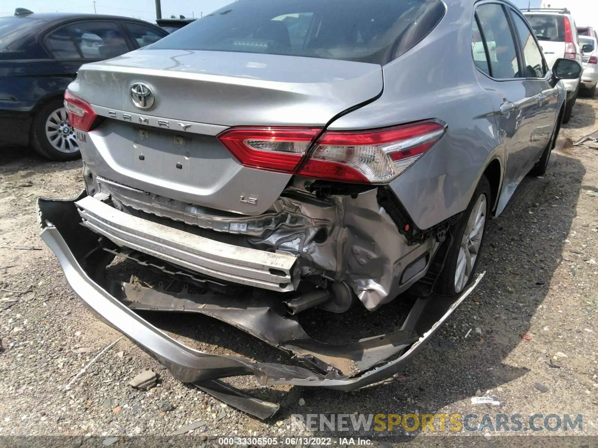 6 fotografías del automóvil dañado 4T1C11AK5LU924832 TOYOTA CAMRY 2020