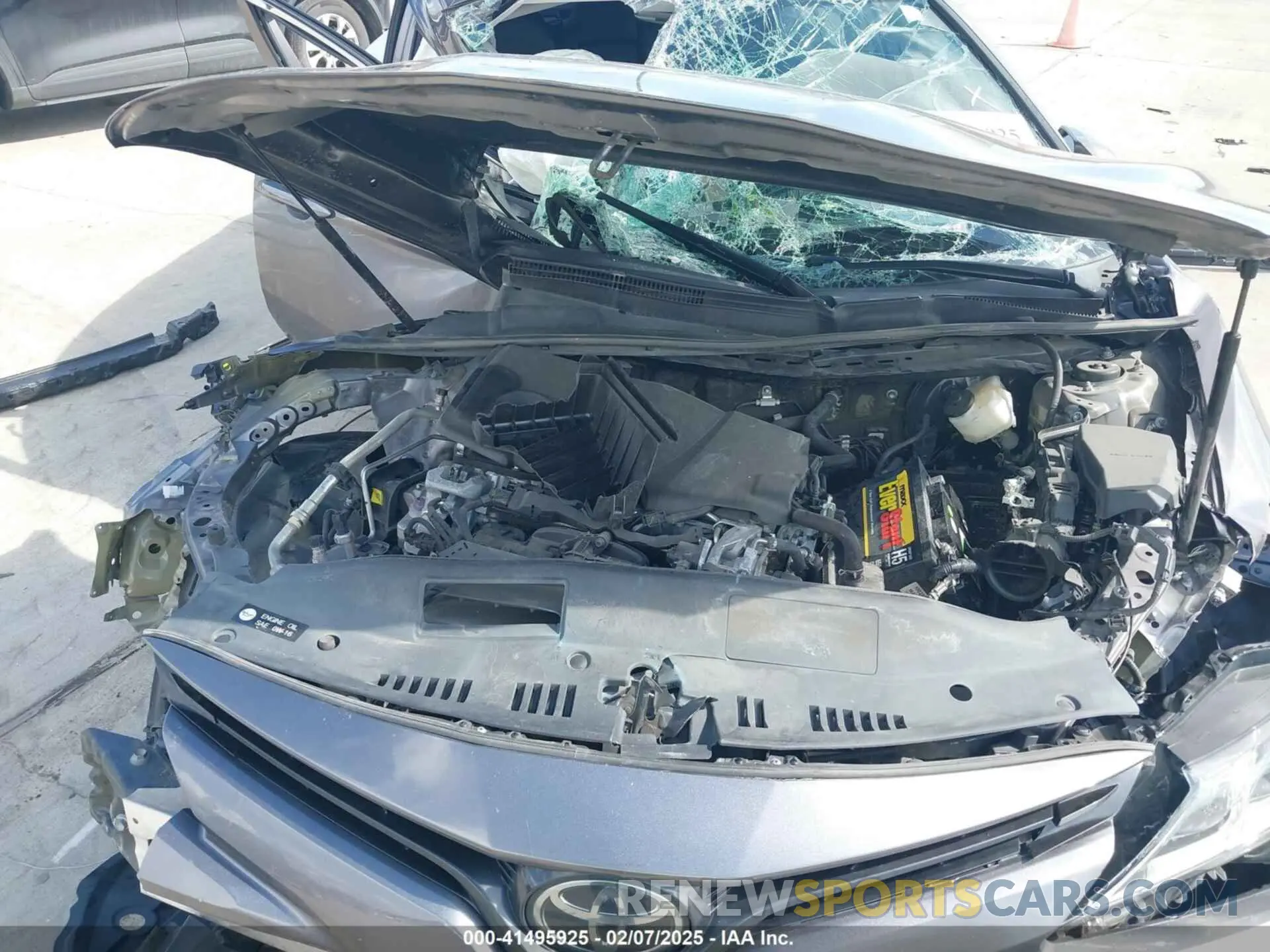 10 fotografías del automóvil dañado 4T1C11AK5LU929500 TOYOTA CAMRY 2020
