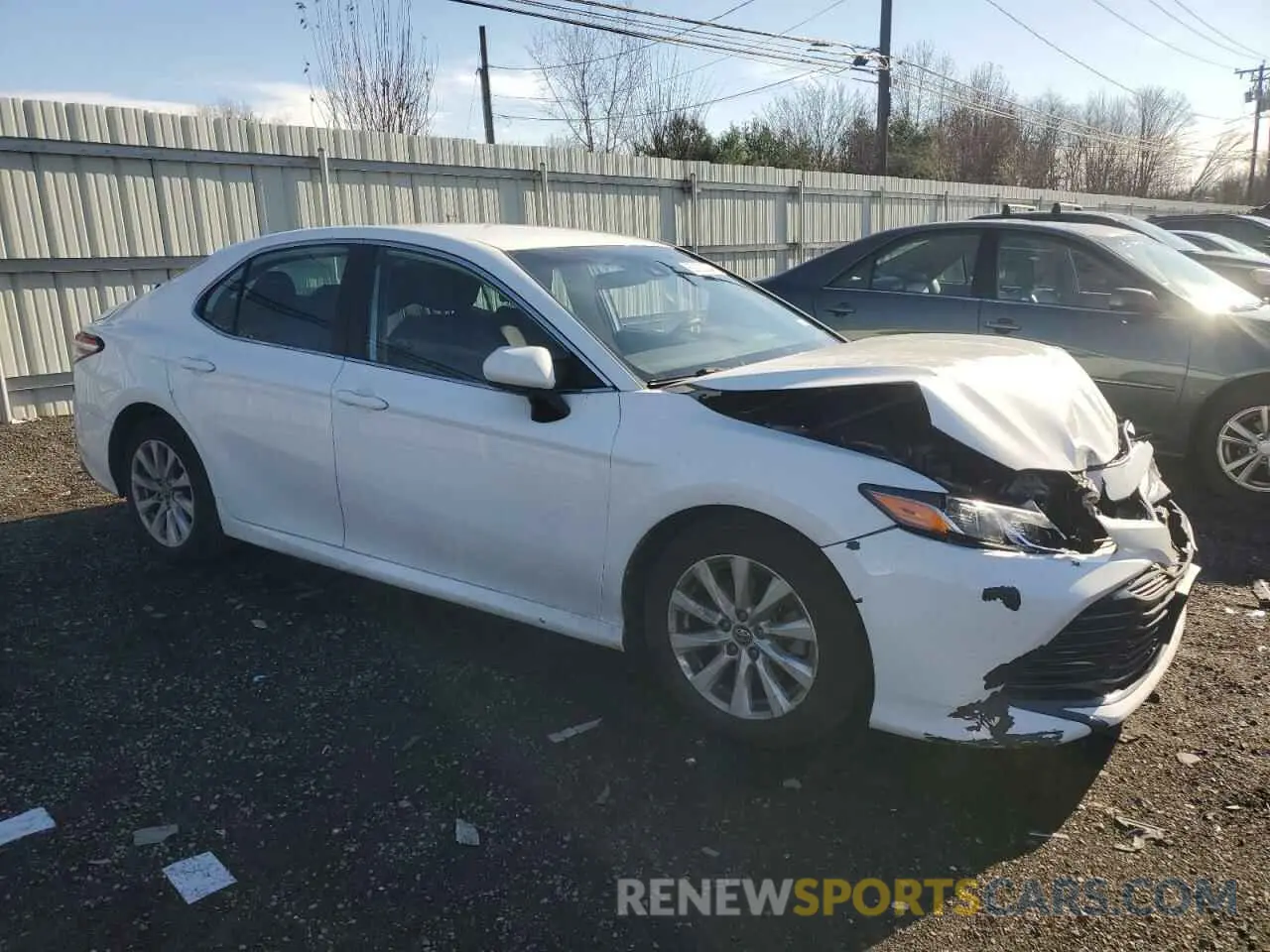 4 fotografías del automóvil dañado 4T1C11AK5LU943686 TOYOTA CAMRY 2020