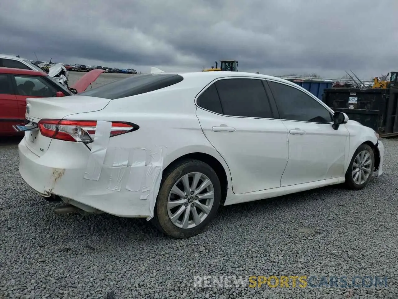 3 fotografías del automóvil dañado 4T1C11AK5LU959970 TOYOTA CAMRY 2020