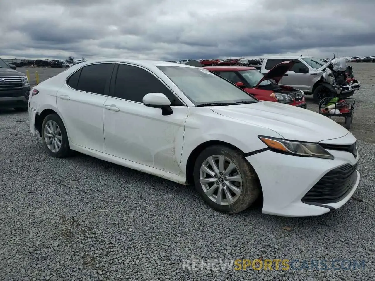 4 fotografías del automóvil dañado 4T1C11AK5LU959970 TOYOTA CAMRY 2020