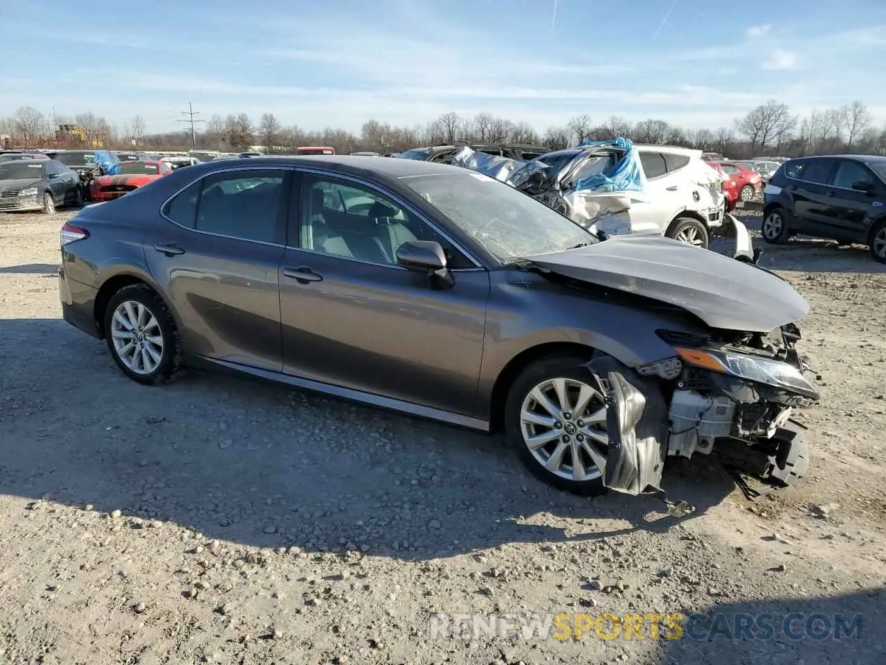 4 fotografías del automóvil dañado 4T1C11AK5LU993360 TOYOTA CAMRY 2020