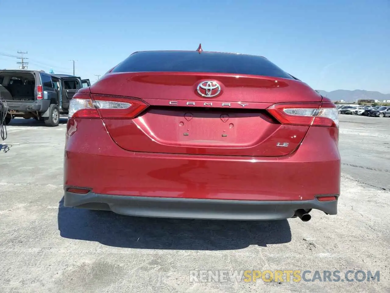 6 fotografías del automóvil dañado 4T1C11AK5LU998347 TOYOTA CAMRY 2020