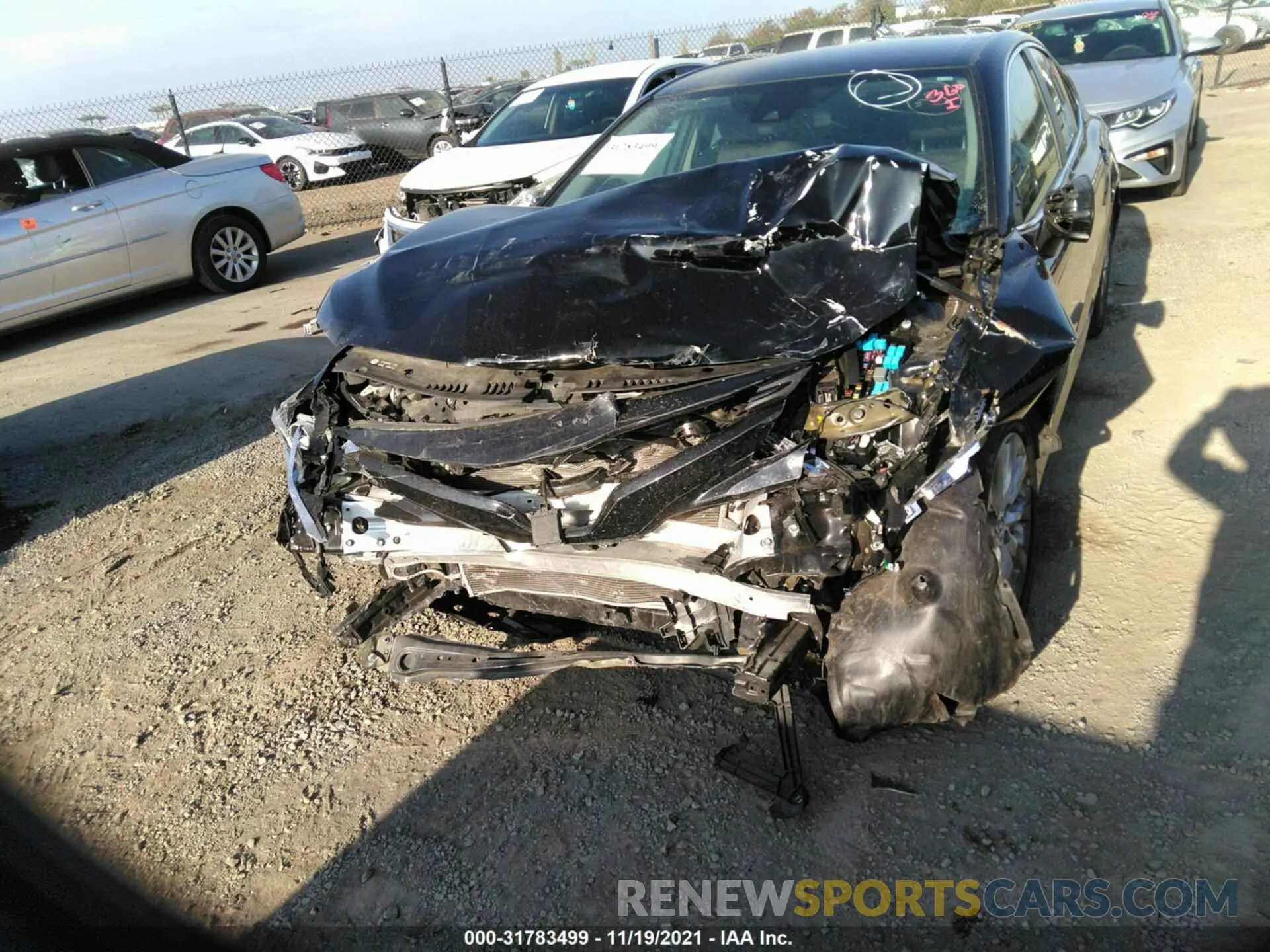 6 fotografías del automóvil dañado 4T1C11AK6LU317094 TOYOTA CAMRY 2020