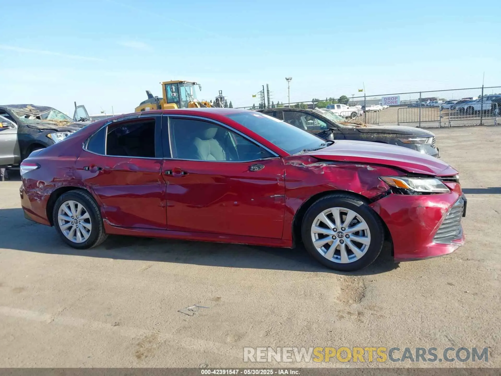 6 fotografías del automóvil dañado 4T1C11AK6LU345395 TOYOTA CAMRY 2020