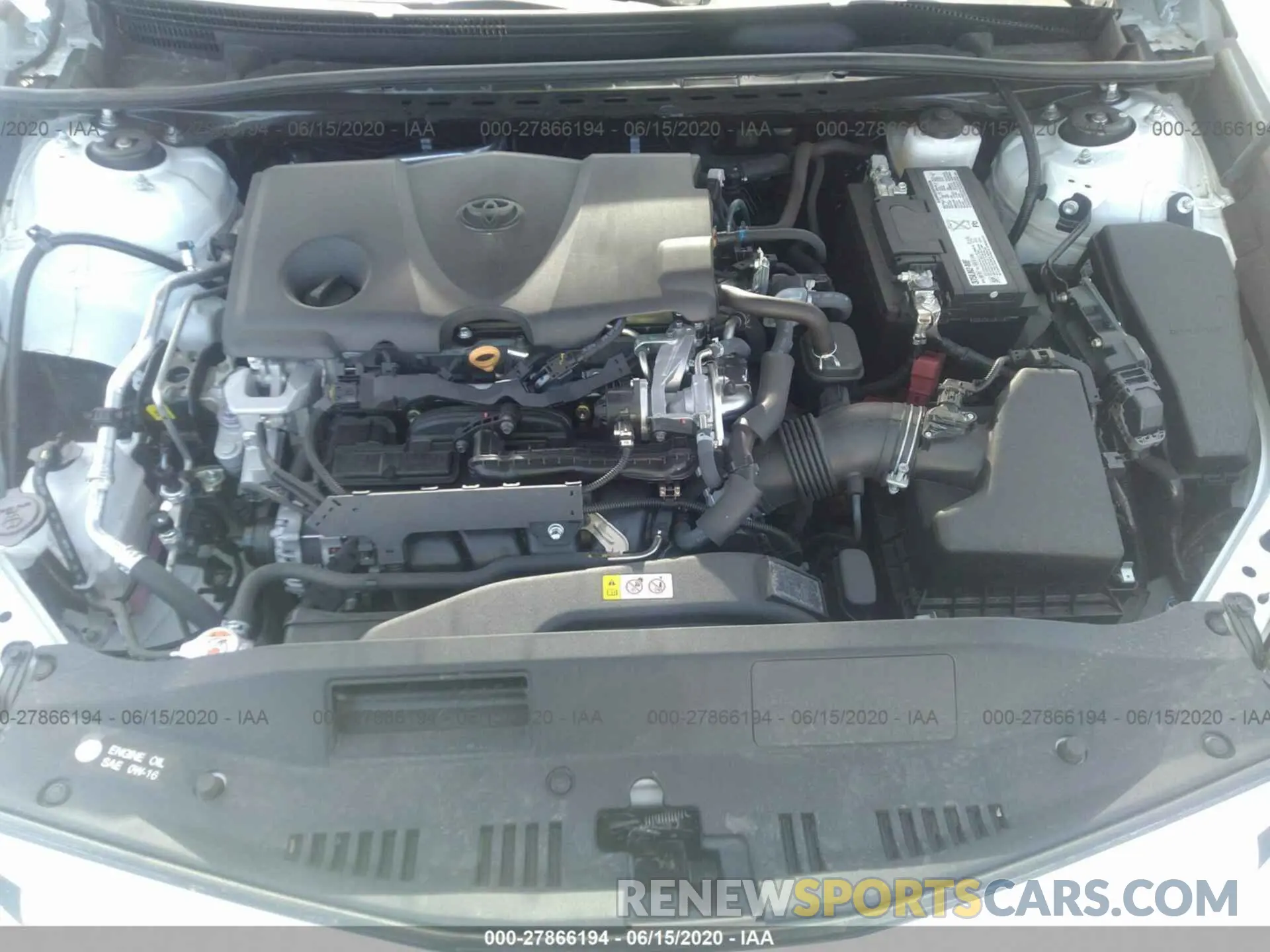 10 fotografías del automóvil dañado 4T1C11AK6LU869159 TOYOTA CAMRY 2020