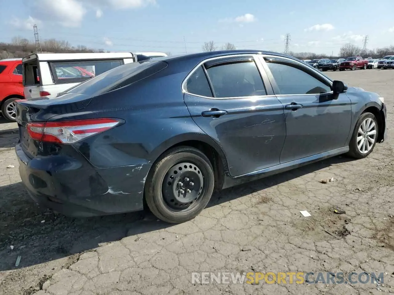 3 fotografías del automóvil dañado 4T1C11AK6LU872658 TOYOTA CAMRY 2020