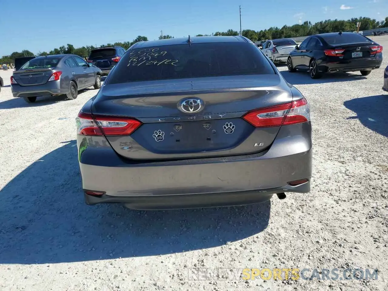 6 fotografías del automóvil dañado 4T1C11AK6LU886351 TOYOTA CAMRY 2020